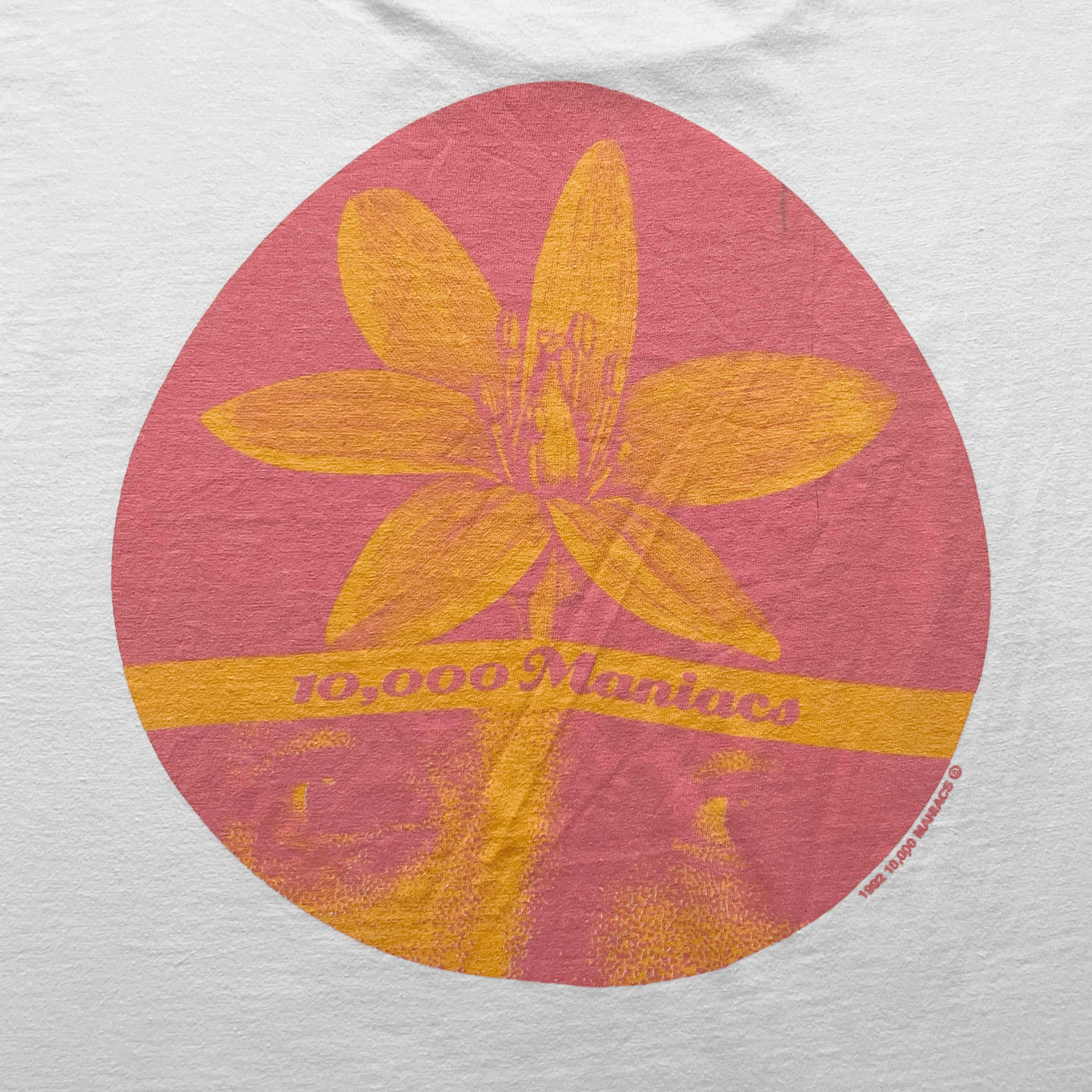 Band Tees × Vintage Vintage 1992 10.000 Maniacs Our Time in Eden T-Shirt Size US L / EU 52-54 / 3 - 6 Thumbnail