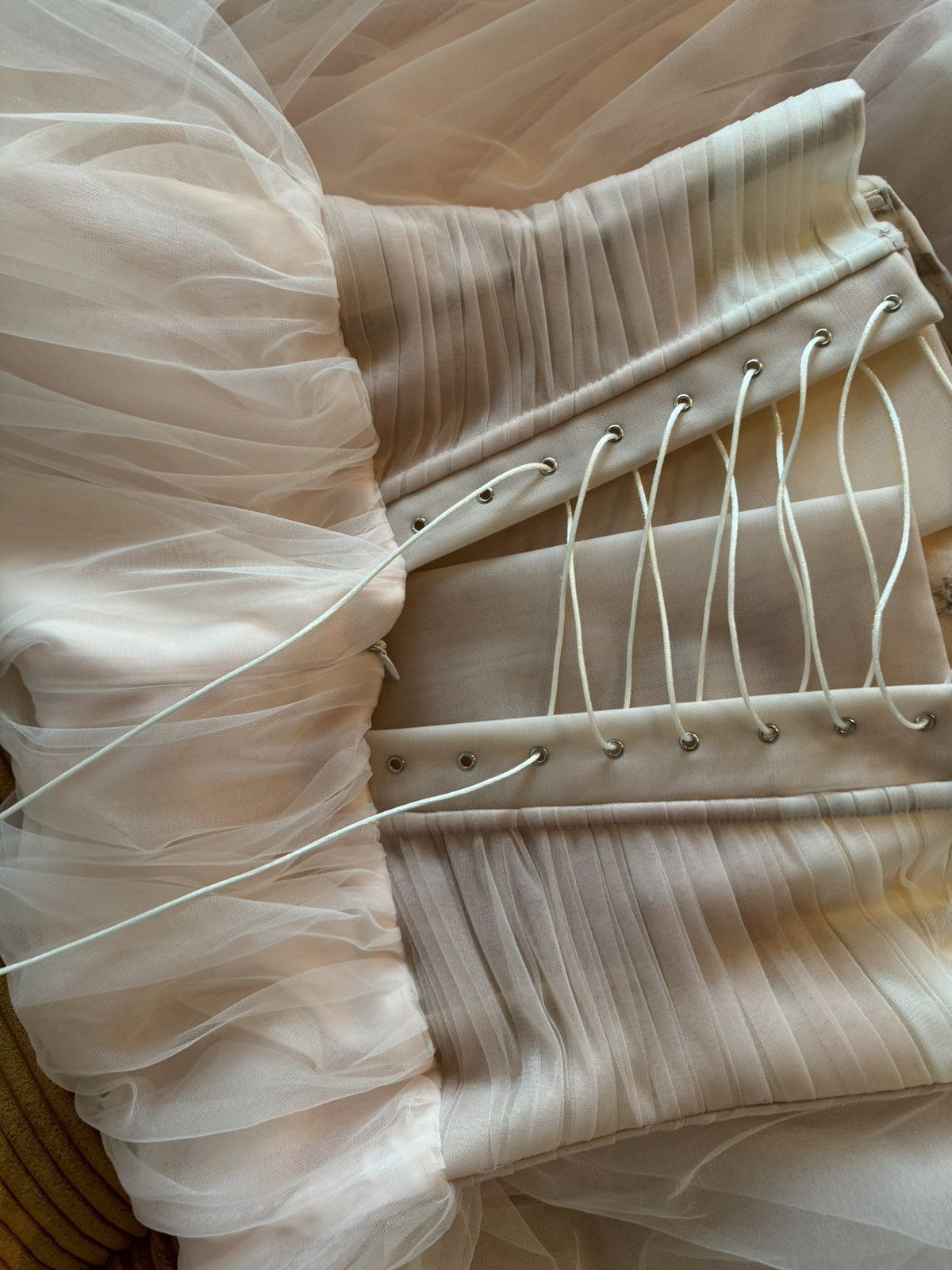 Other One of a kind custom made Wedding dress. Size L / US 10 / IT 46 - 4 Thumbnail