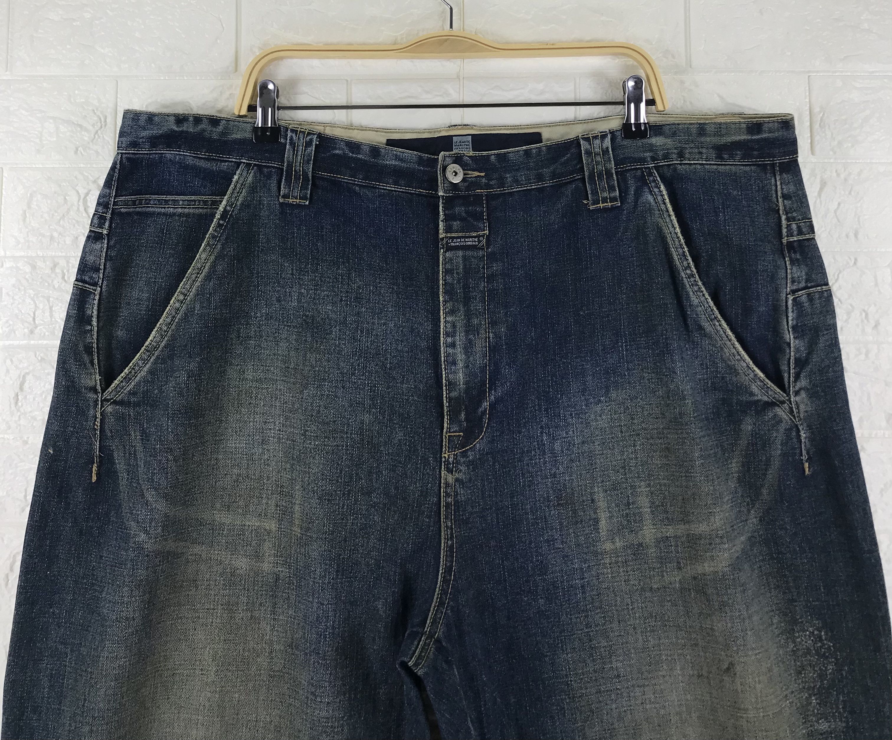 Marithe + Francois Girbaud Vintage Marithe Francois Firbaud Wide Baggy Jeans Size US 42 / EU 58 - 6 Thumbnail