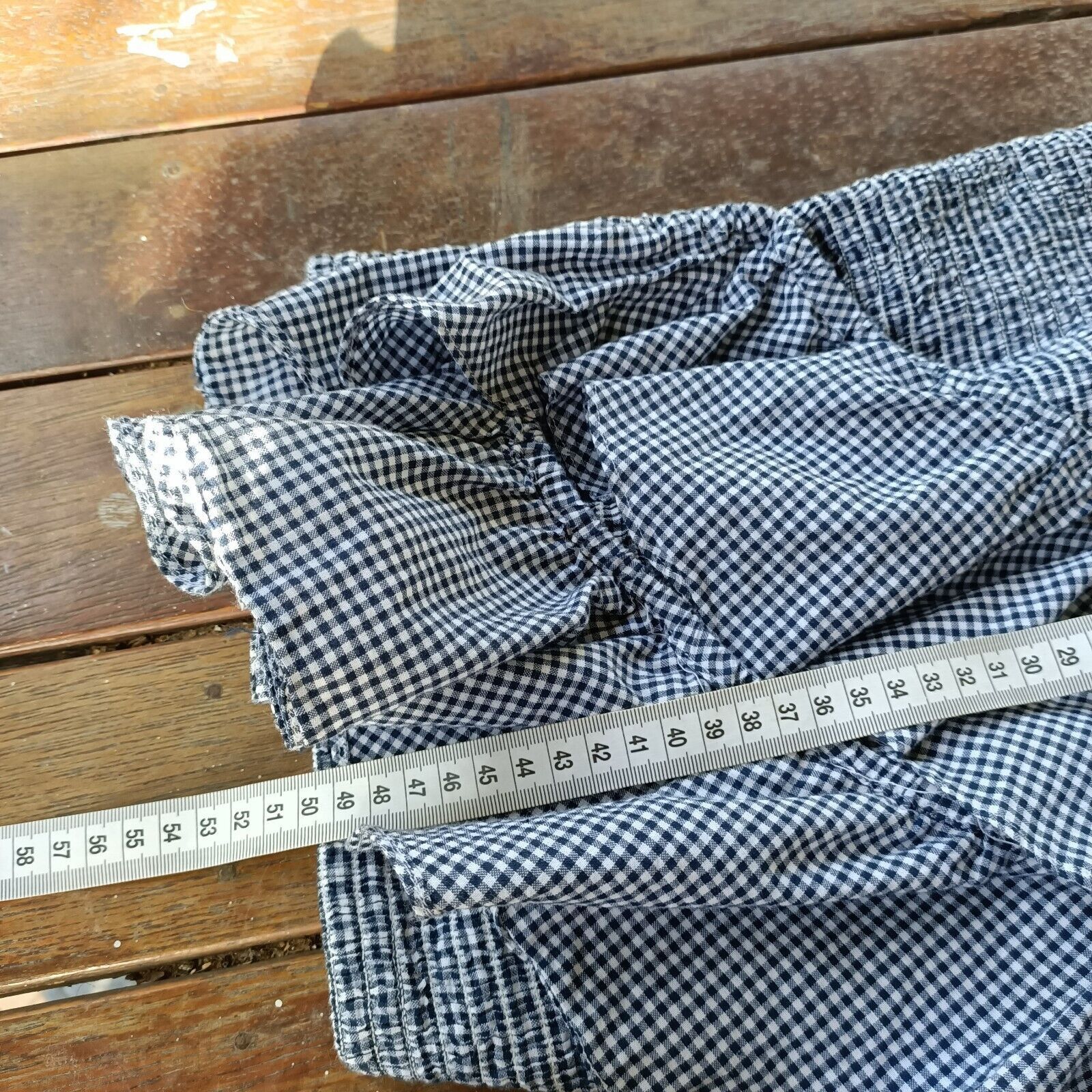 Designer Piper Cami Top Gingham Check Ruffle Cotton Tiered Shirred Size XS / US 0-2 / IT 36-38 - 10 Thumbnail