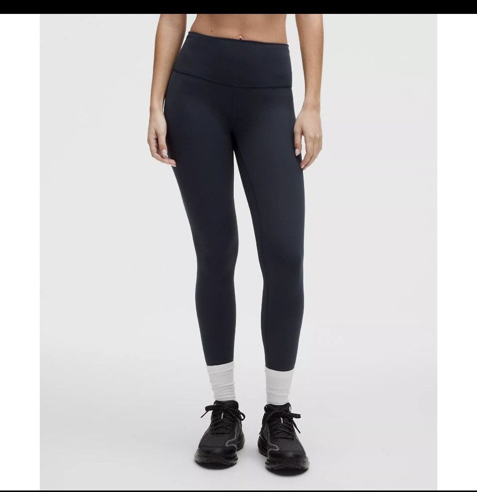 Lululemon Lululemon Wunder Train High-Rise Tight 25" True Navy 6 NWT Size 28" / US 6 / IT 42 - 4 Thumbnail