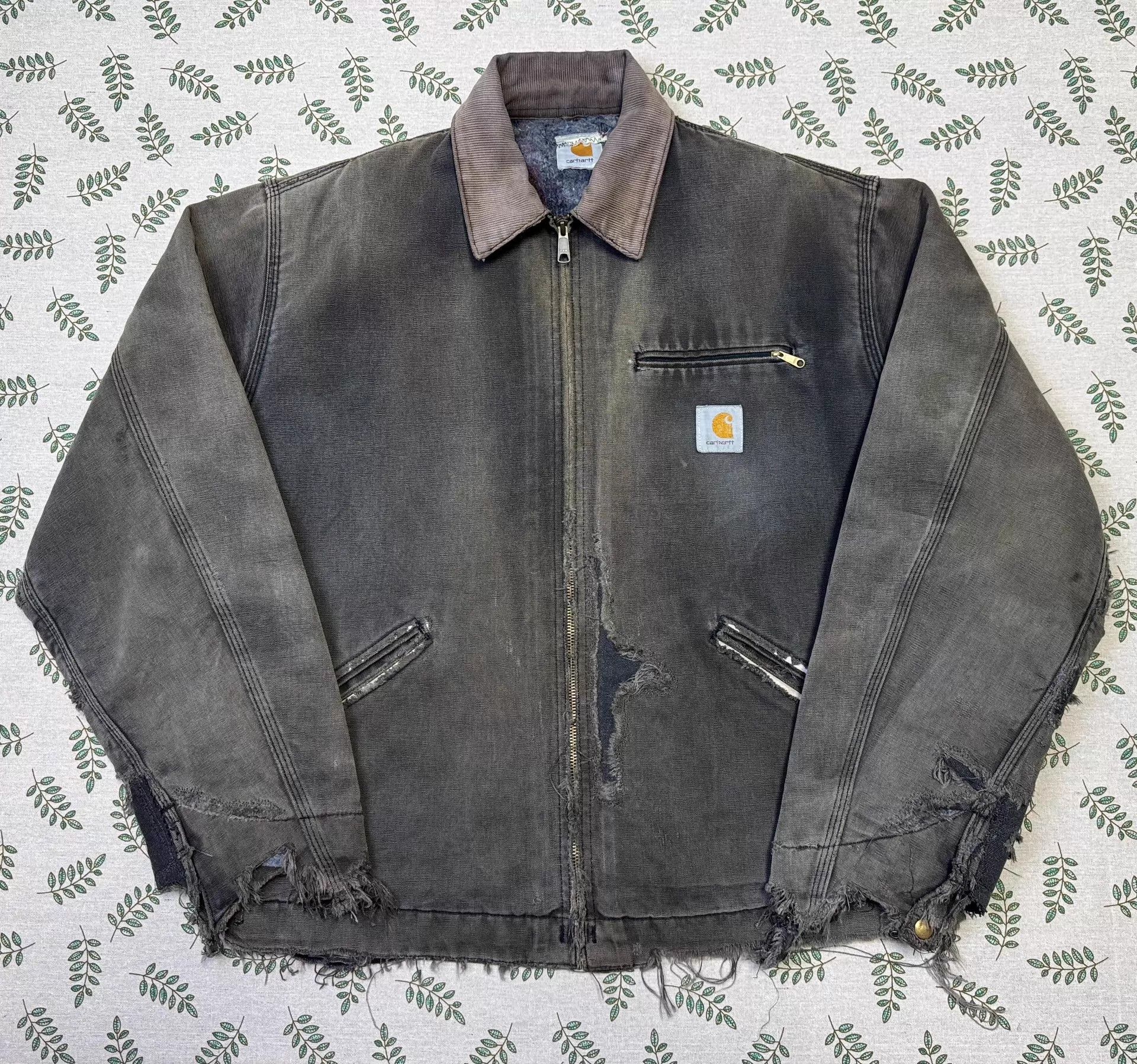 Carhartt Vintage Carhartt J01 Black 46TALL Detroit Jacket Size US S / EU 44-46 / 1 - 2 Thumbnail