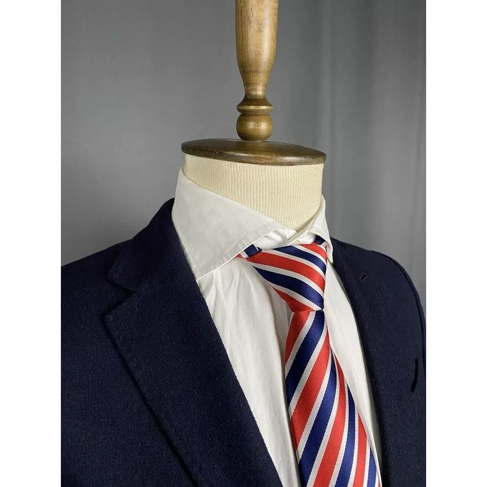 Ted Baker MINT! Ted Baker Men's Blue Wool Blazer Sportcoat Jacket Size Size 48R - 7 Thumbnail