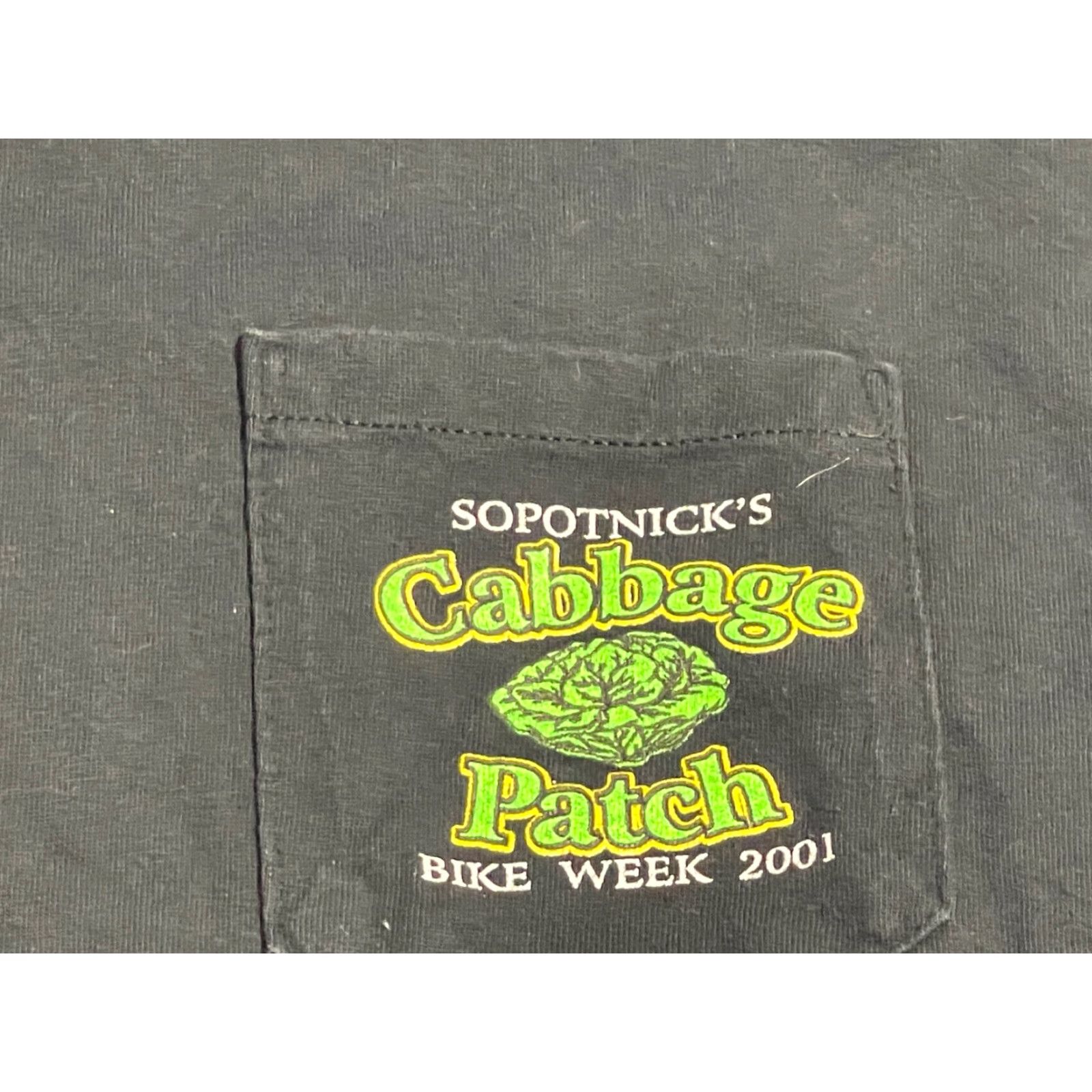 TEE JAYS Vintage 2001 Cabbage Patch Bike Week Long Sleeve Medium EAGLE& Bike, Florida T-Shirt Size US M / EU 48-50 / 2 - 2 Thumbnail