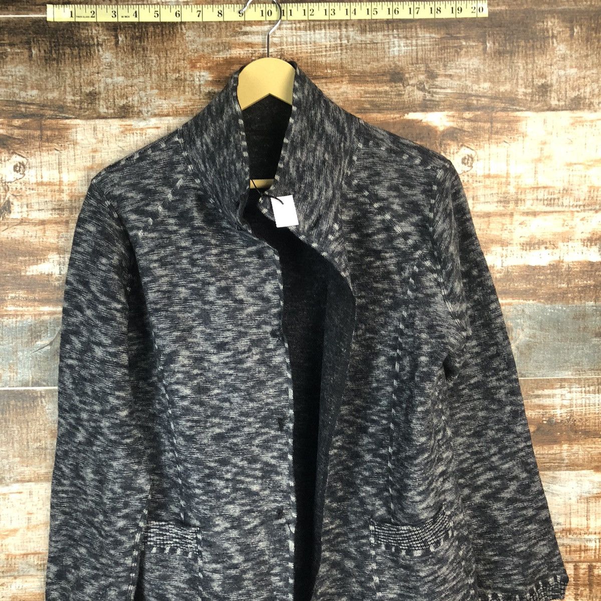 Vintage Japanese Brand Grey Cardigan Knitwear #A1859 Size US M / EU 48-50 / 2 - 5 Thumbnail