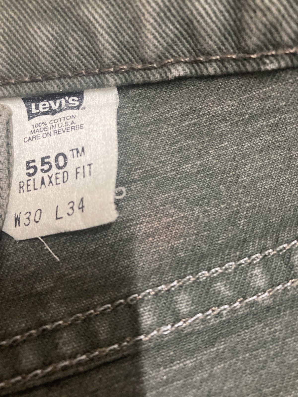Levi's Vintage 90’s Levis 550 jeans Orange Tab Made in USA Size US 30 / EU 46 - 8 Thumbnail