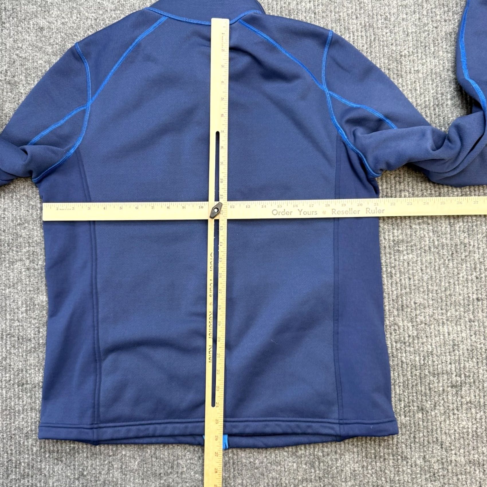 Vintage L.L. Bean Jacket Mens Large Blue Pro Stretch Full Zip Fleece Windbreaker Casual Travel Chore Size US L / EU 52-54 / 3 - 7 Thumbnail