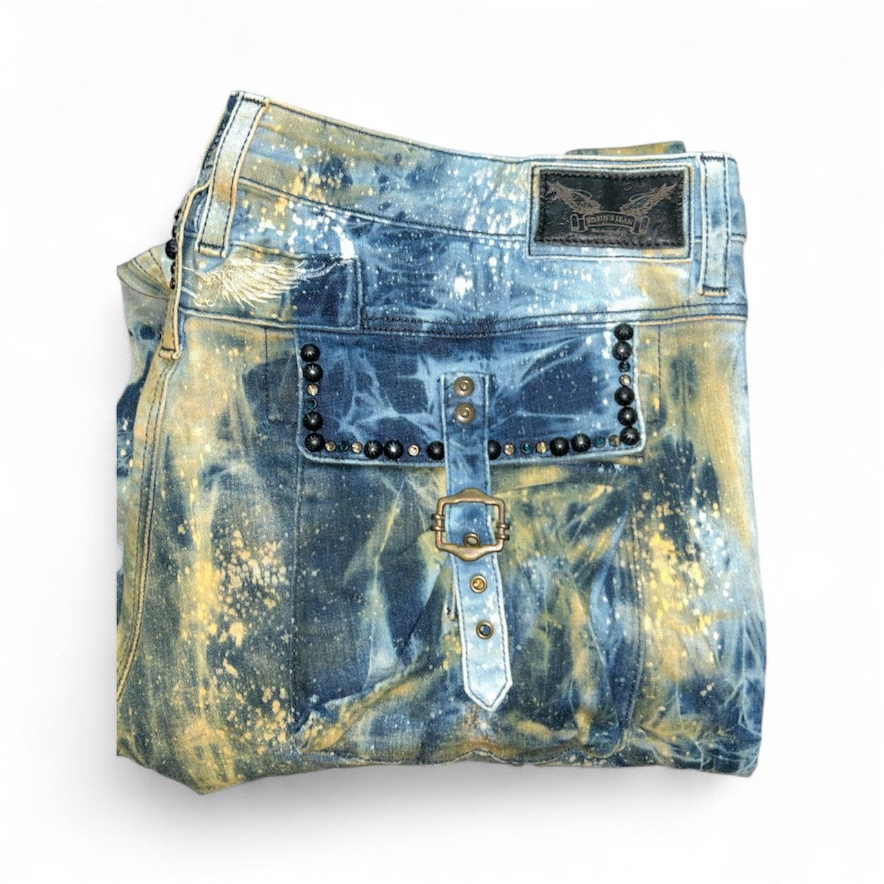 Robins Jeans RARE Robin Jeans Blue and yellow cargos Size US 38 / EU 54 - 1 Thumbnail