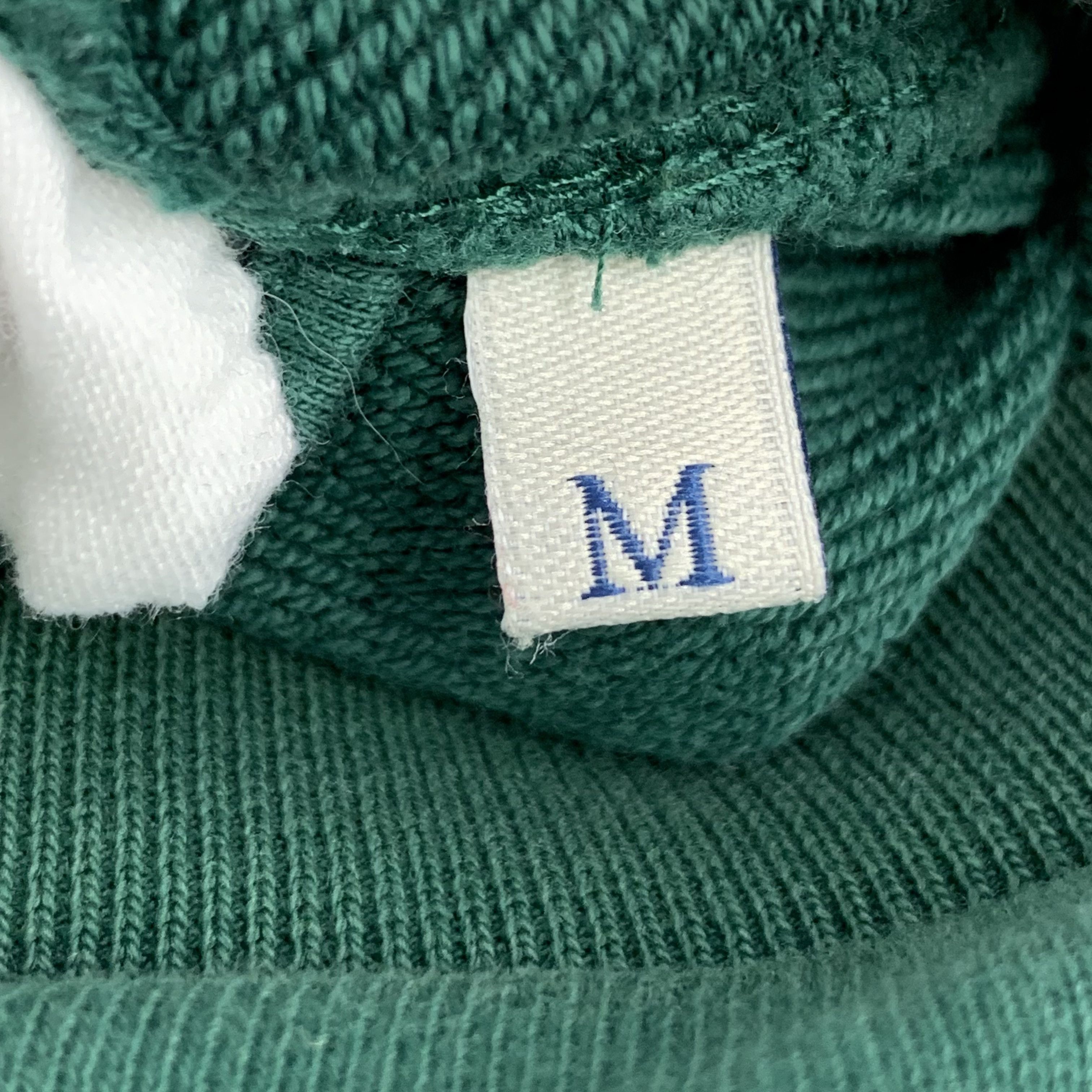 Moncler Moncler Green Logo Cotton Crewneck Sweatshirt (Size M) Size US M / EU 48-50 / 2 - 4 Thumbnail