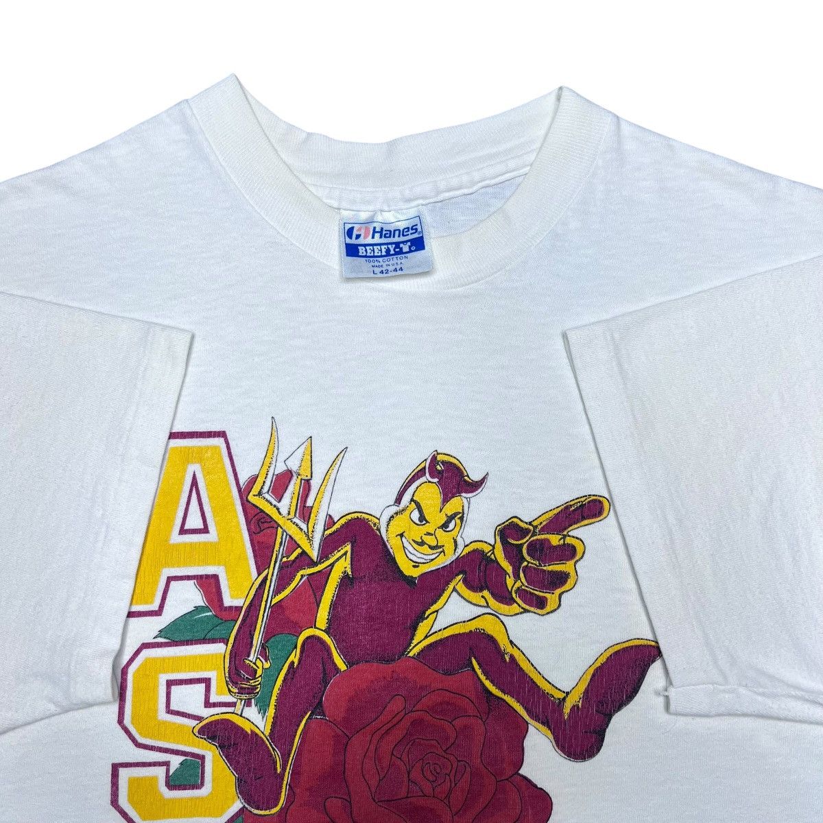 NCAA 1987 NCAA Arizona State Sun Devils ASU Rose Bowl Bound Tee Size US L / EU 52-54 / 3 - 2 Thumbnail