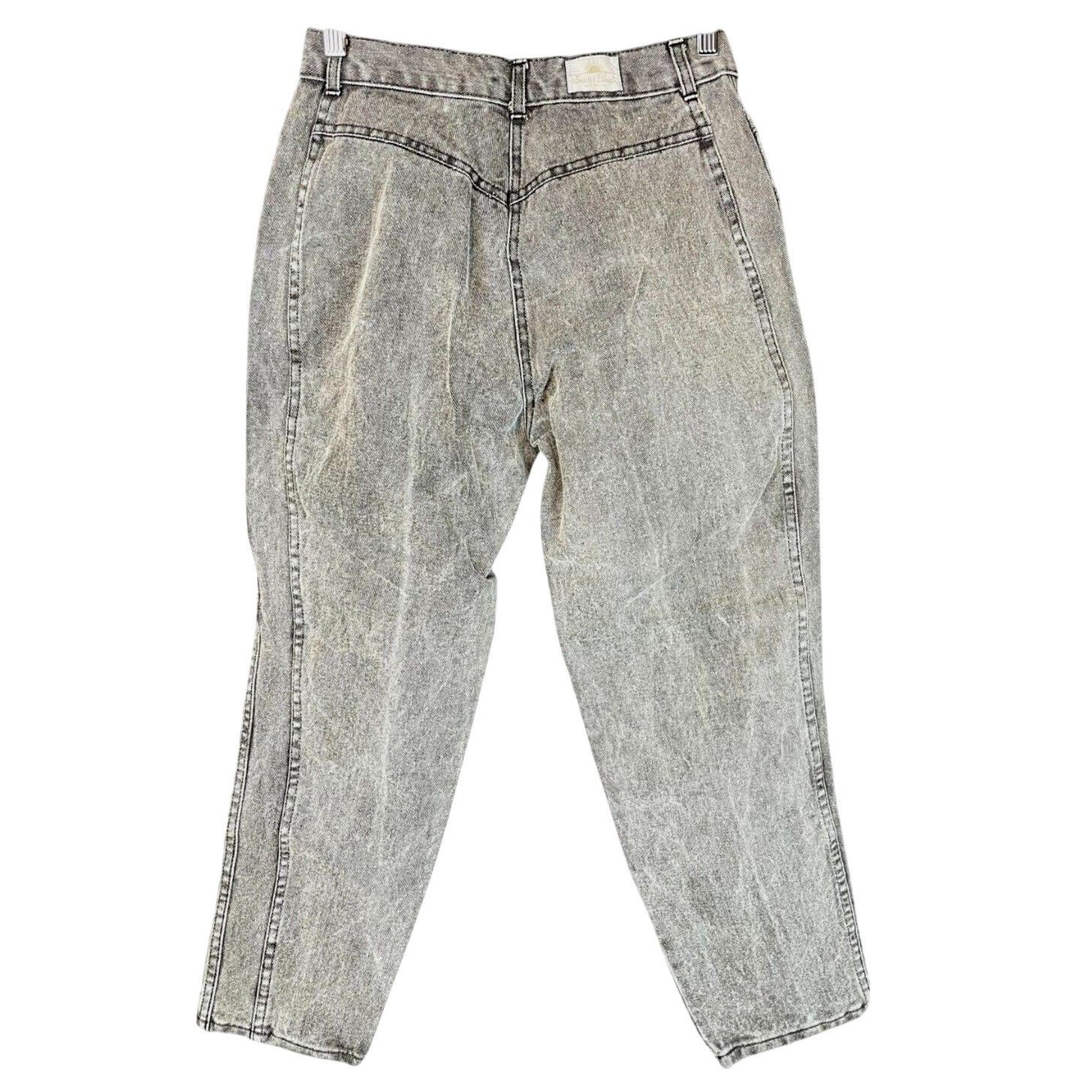 Vintage SUNSET BLUES Acid Wash Mom Jeans 80s (28"x25") Bare Back Size 28" / US 6 / IT 42 - 2 Thumbnail