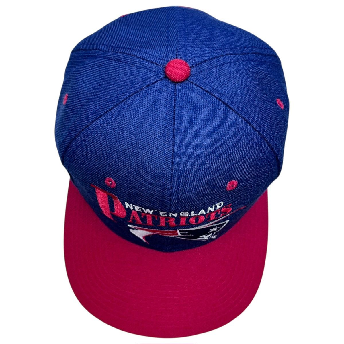 NFL Vtg 90s NFL New England Patriots Drew Pearson Wool Snapback Size ONE SIZE - 6 Thumbnail