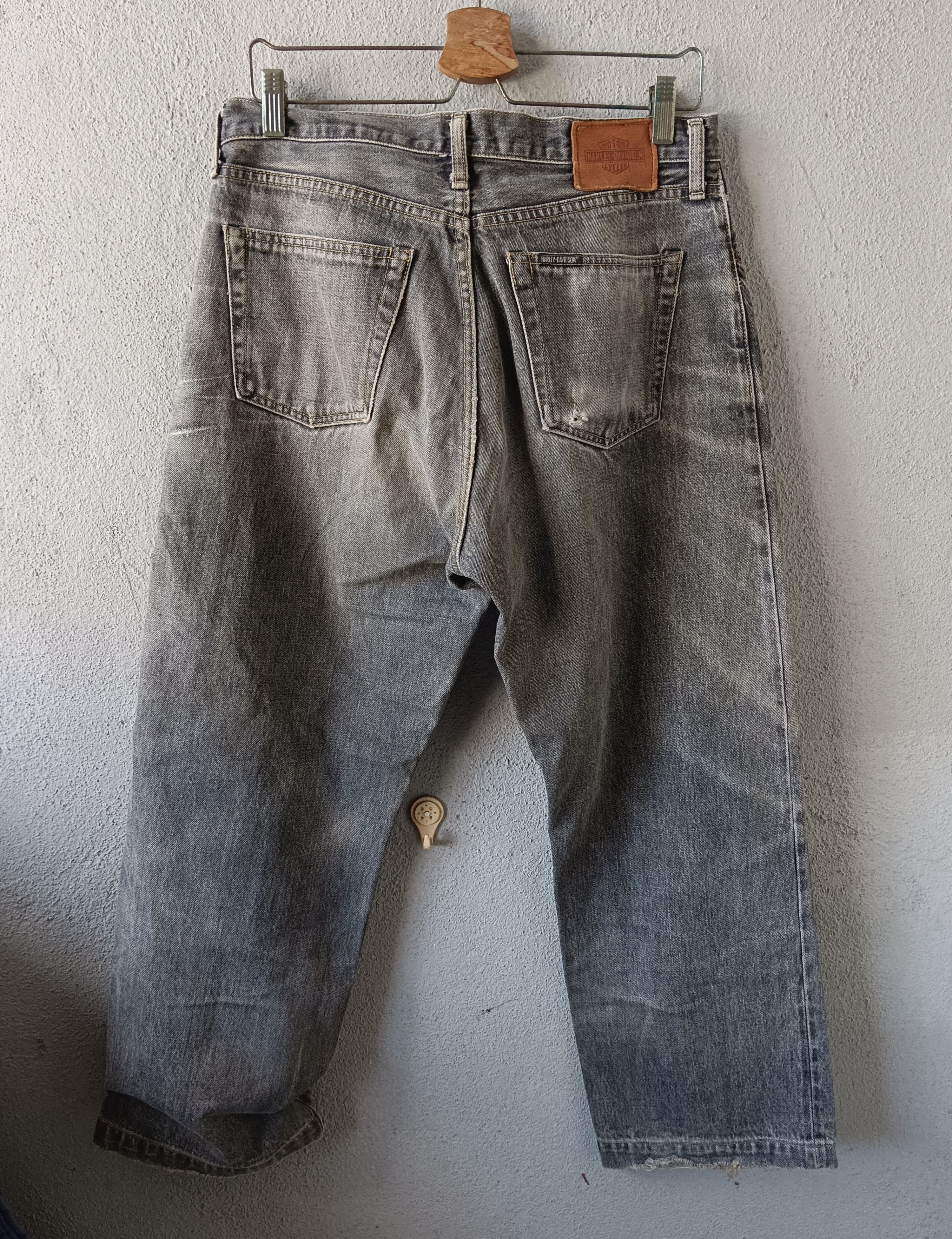 Harley Davidson × Vintage Vintage Harley Davidson Selvedge 32x26 Made in Japan Size US 32 / EU 48 - 7 Thumbnail