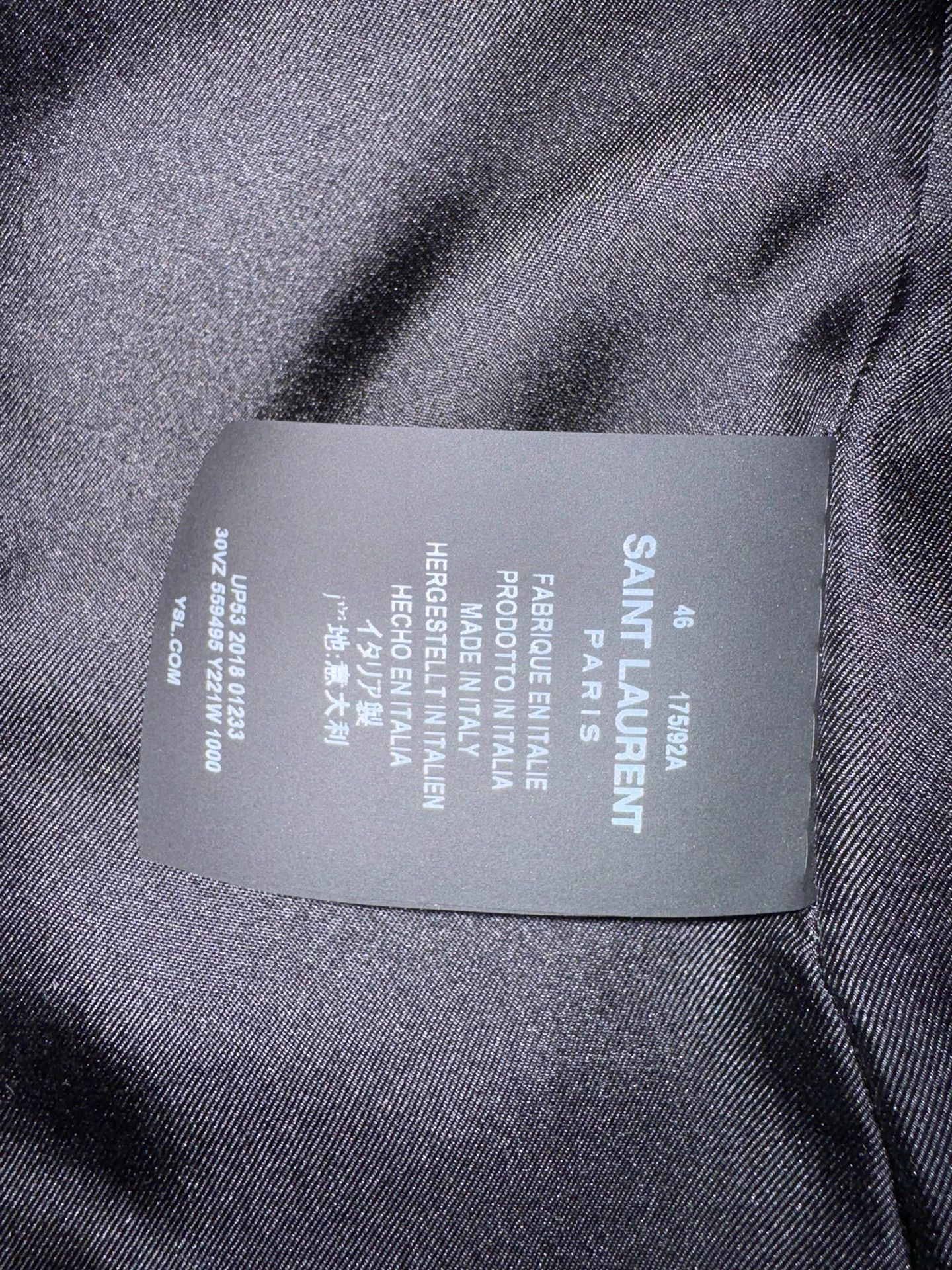 Saint Laurent Paris Saint Laurent YSL Black Gold Embroidered Suit 46 Size US S / EU 44-46 / 1 - 6 Thumbnail
