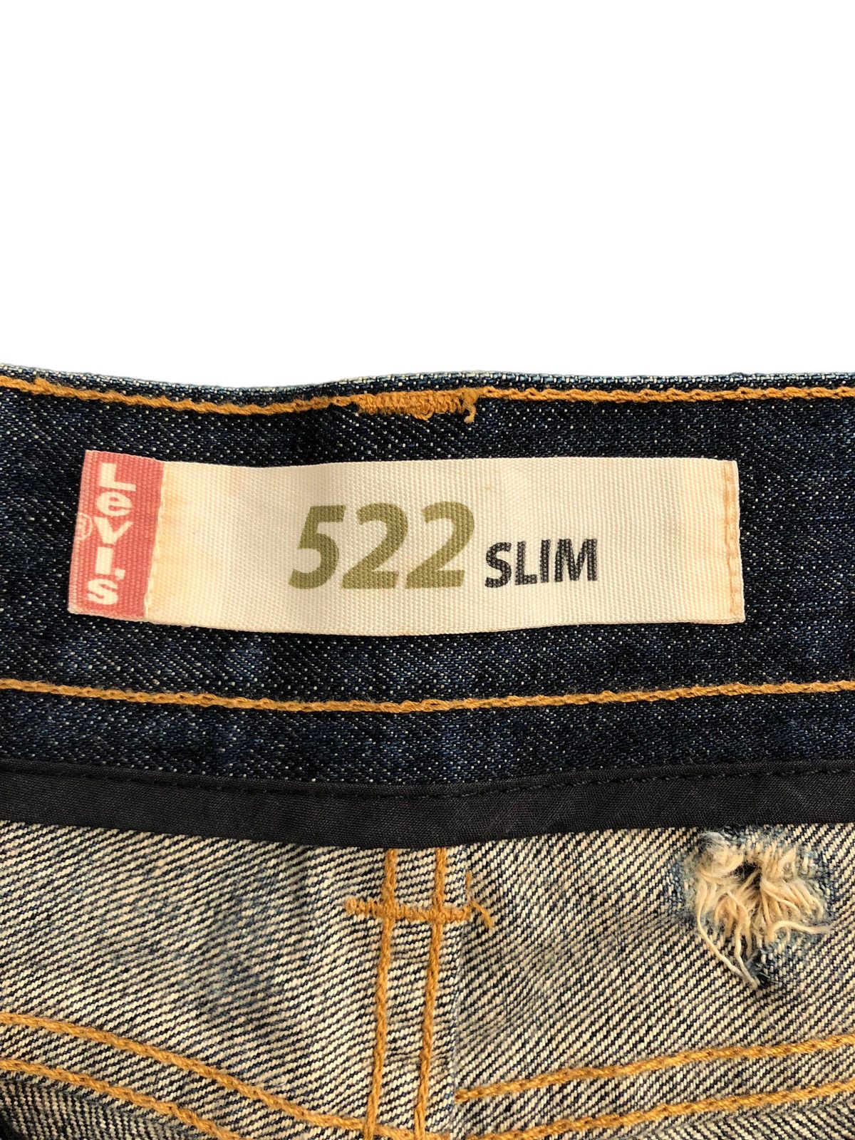 Levi's Vintage Levi's 522 Clawmark Distressed Denim Size US 31 - 18 Thumbnail