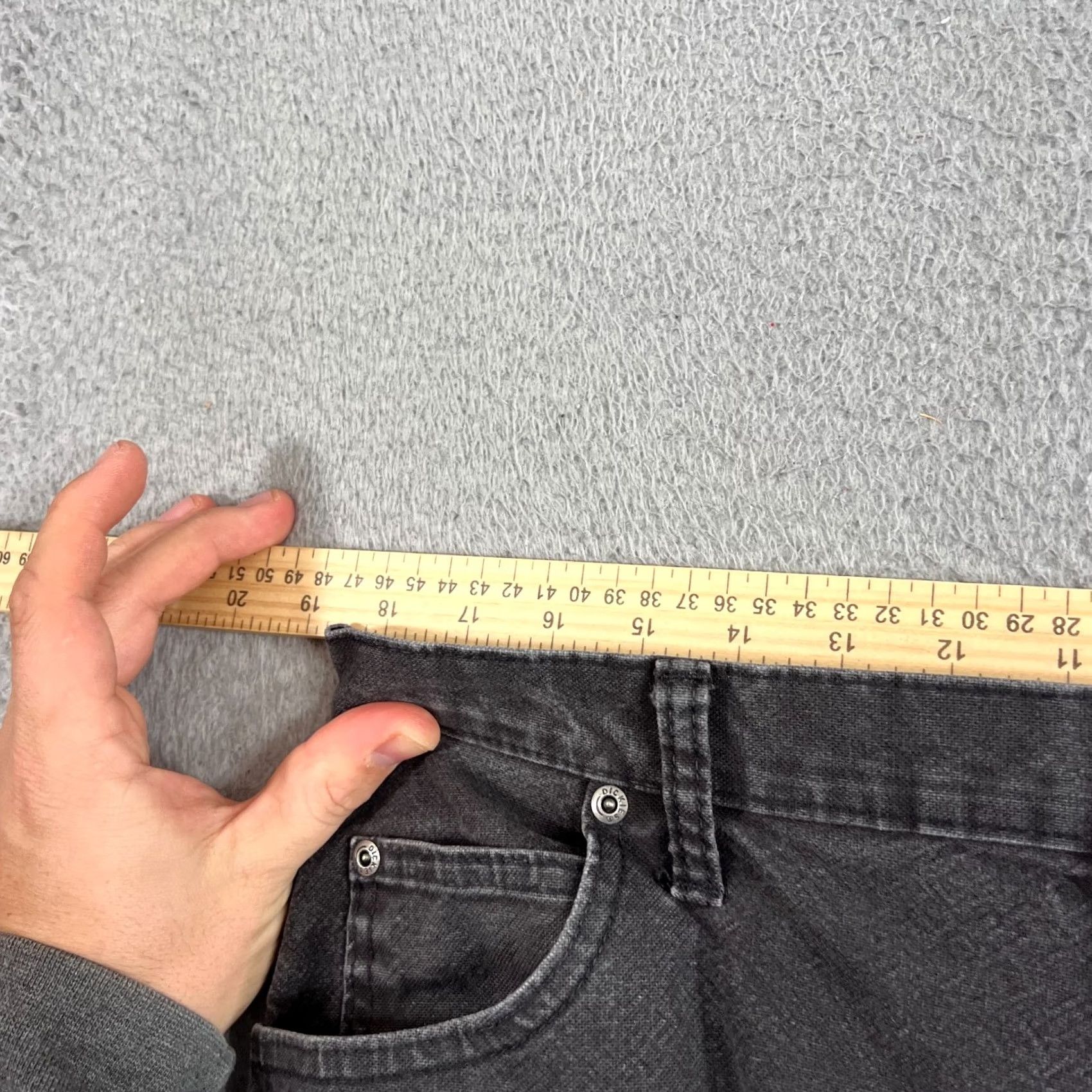Dickies Dickies Pants Men's Size 36x32 Black Carpenter Utility Faded Skater Grunge Jean Size US 36 / EU 52 - 6 Thumbnail