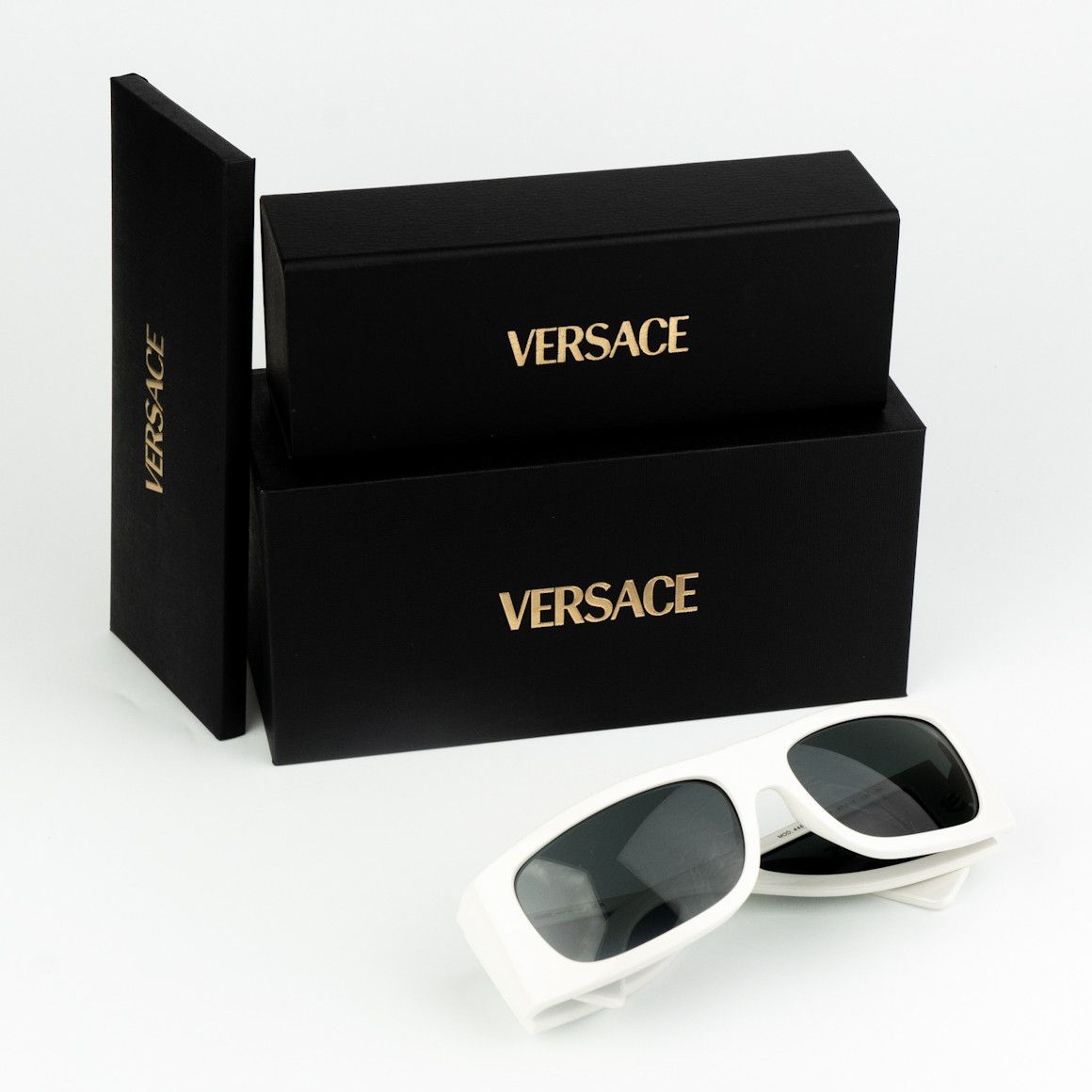 Versace NEW Versace VE4482 314/87 Shield Unisex Sunglasses Size ONE SIZE - 11 Thumbnail