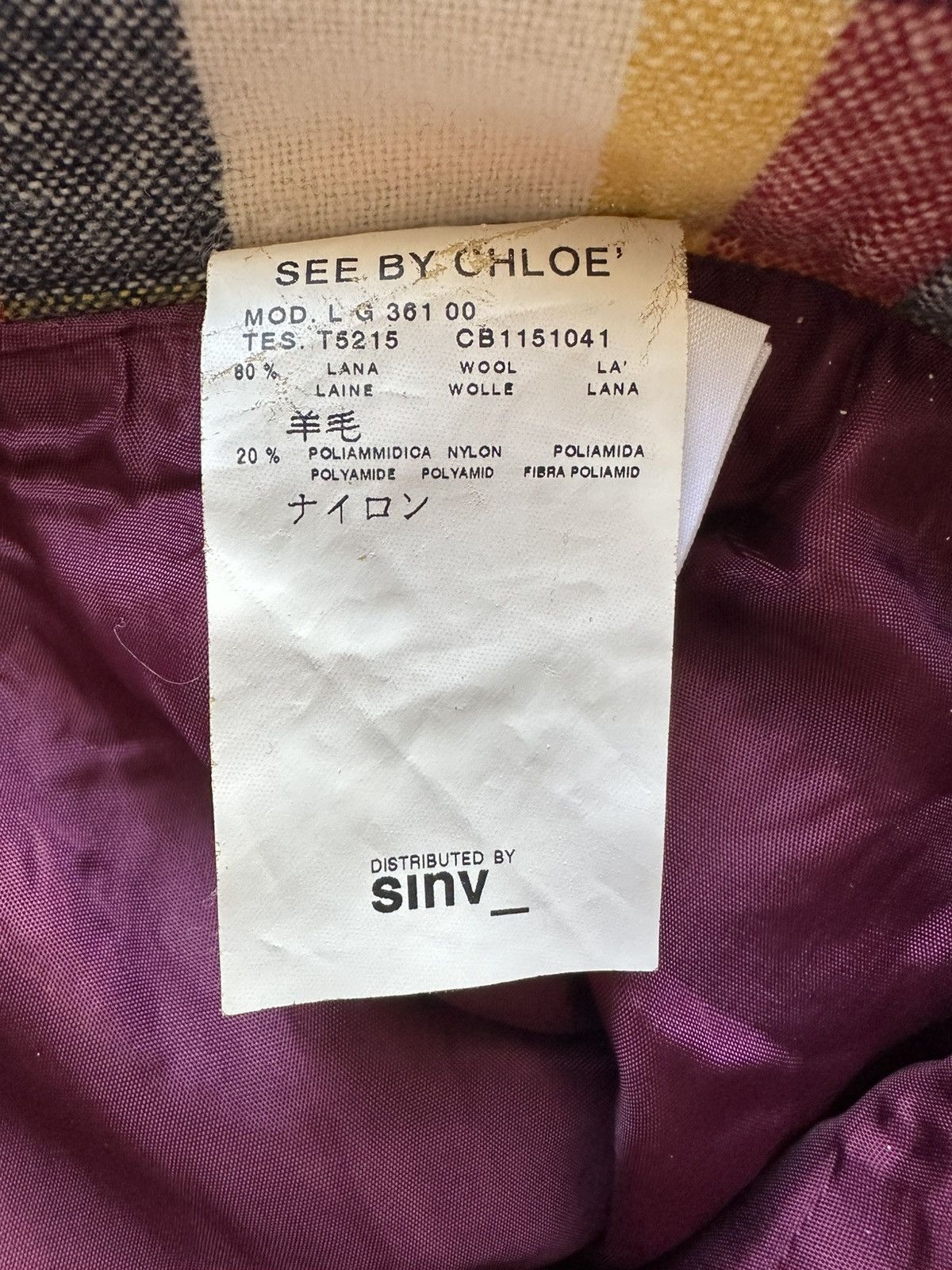 See by Chloe See by Chloe Plaid Skirt Size 26" / US 2 / IT 38 - 8 Thumbnail