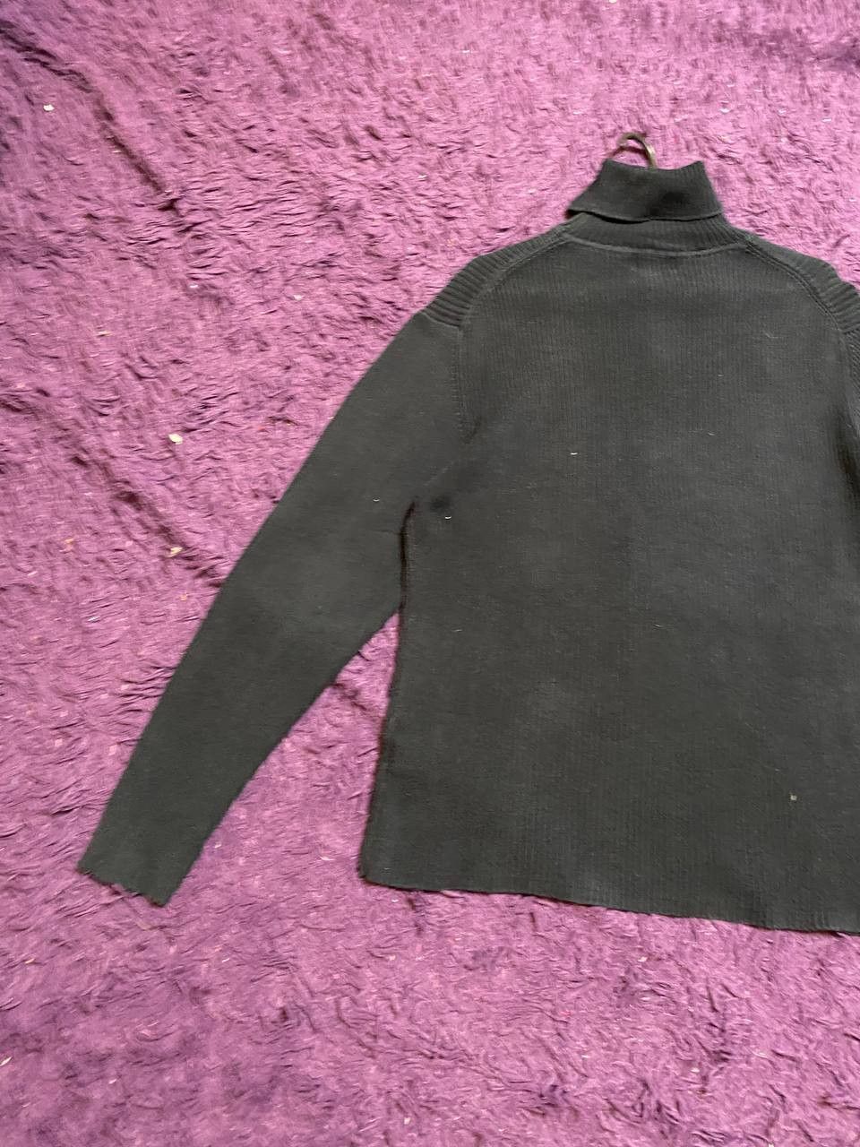 Polo Ralph Lauren Black high neck sweatshirt Polo Ralph Lauren Y2K Size US XL / EU 56 / 4 - 13 Thumbnail