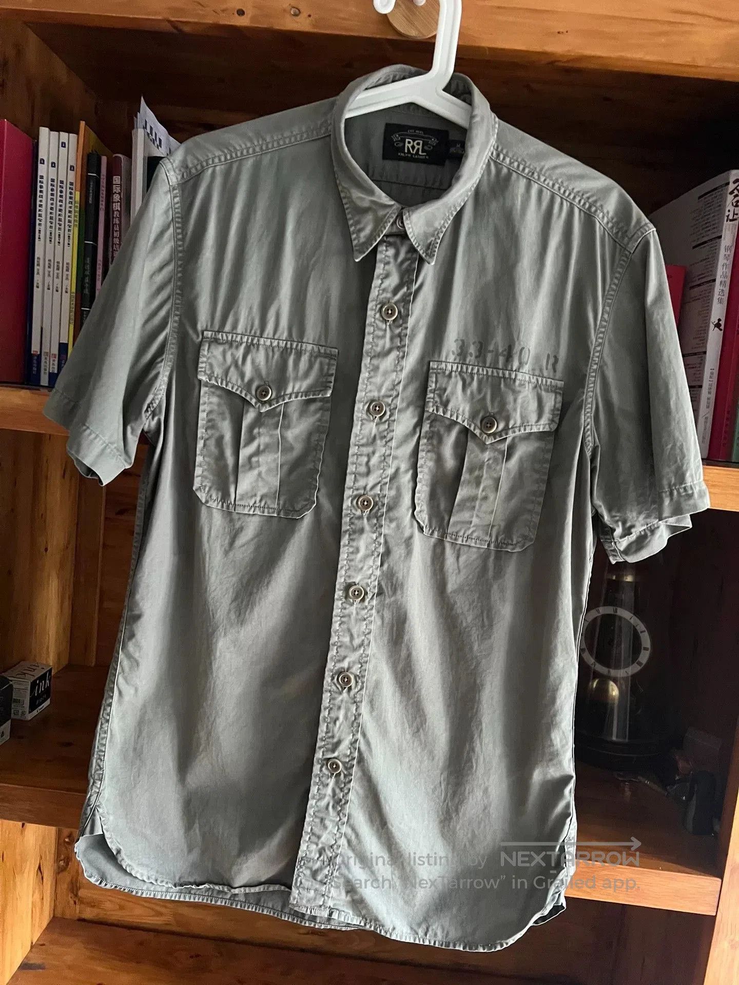 RRL Ralph Lauren RRL Military Short-Sleeve Shirt. Size US M / EU 48-50 / 2 - 3 Thumbnail