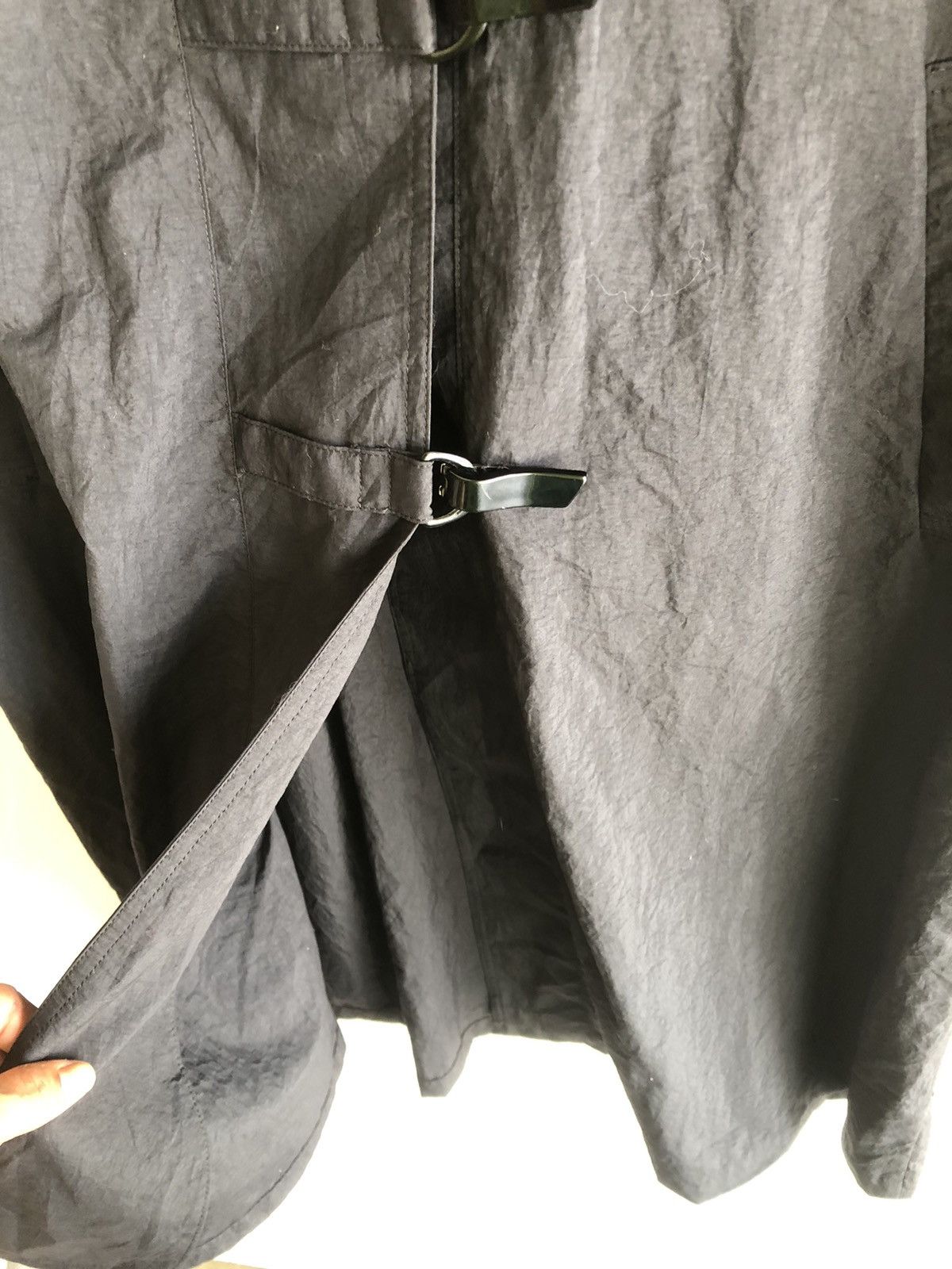 Japanese Brand Vintage Y2K San Juan Japanese Designer Trench Coat Size US L / EU 52-54 / 3 - 6 Thumbnail