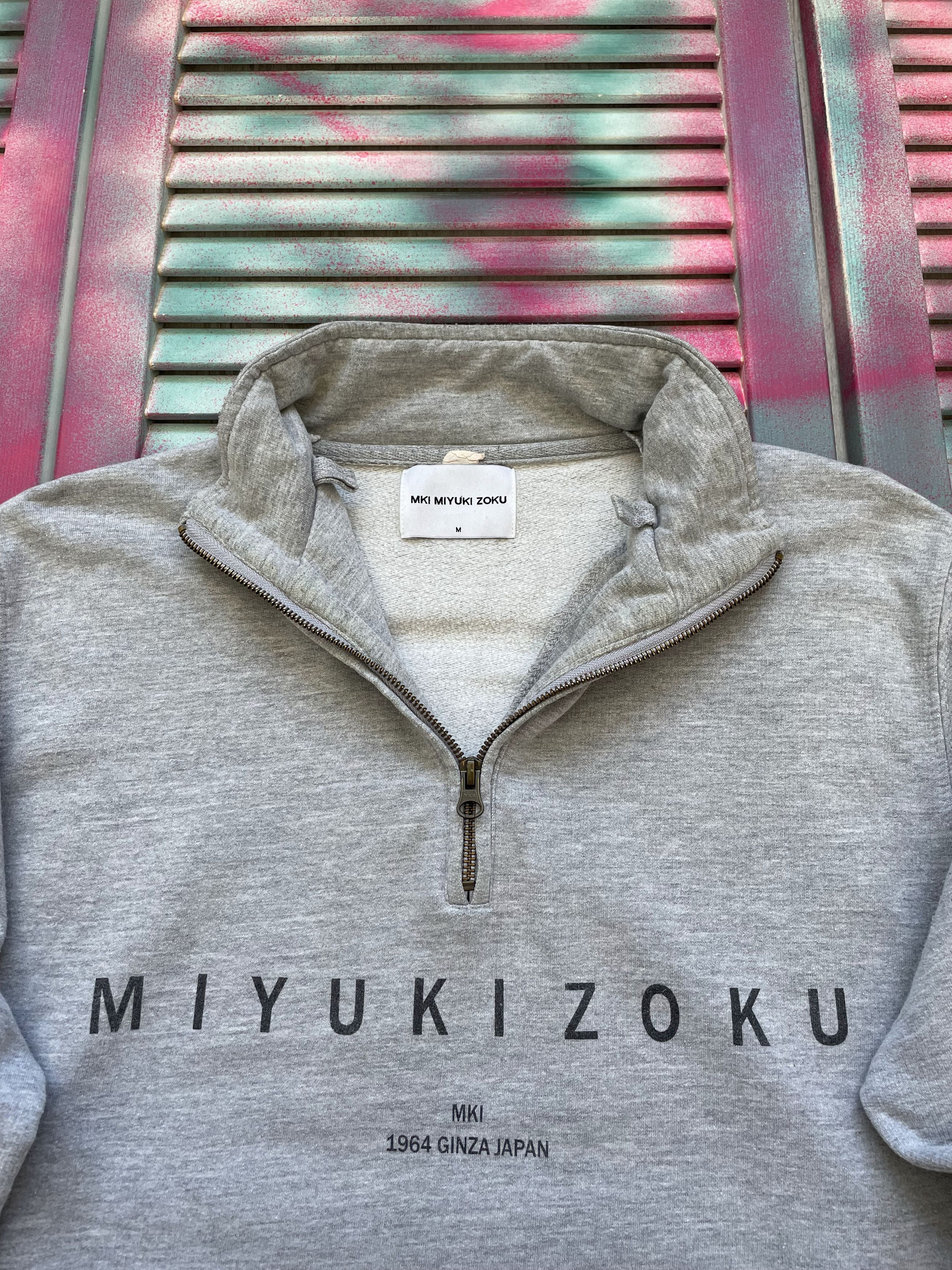 Japanese Brand MKI Miyuki Zoku Sweatshirt Center Logo Y2K Style Size US M / EU 48-50 / 2 - 6 Thumbnail