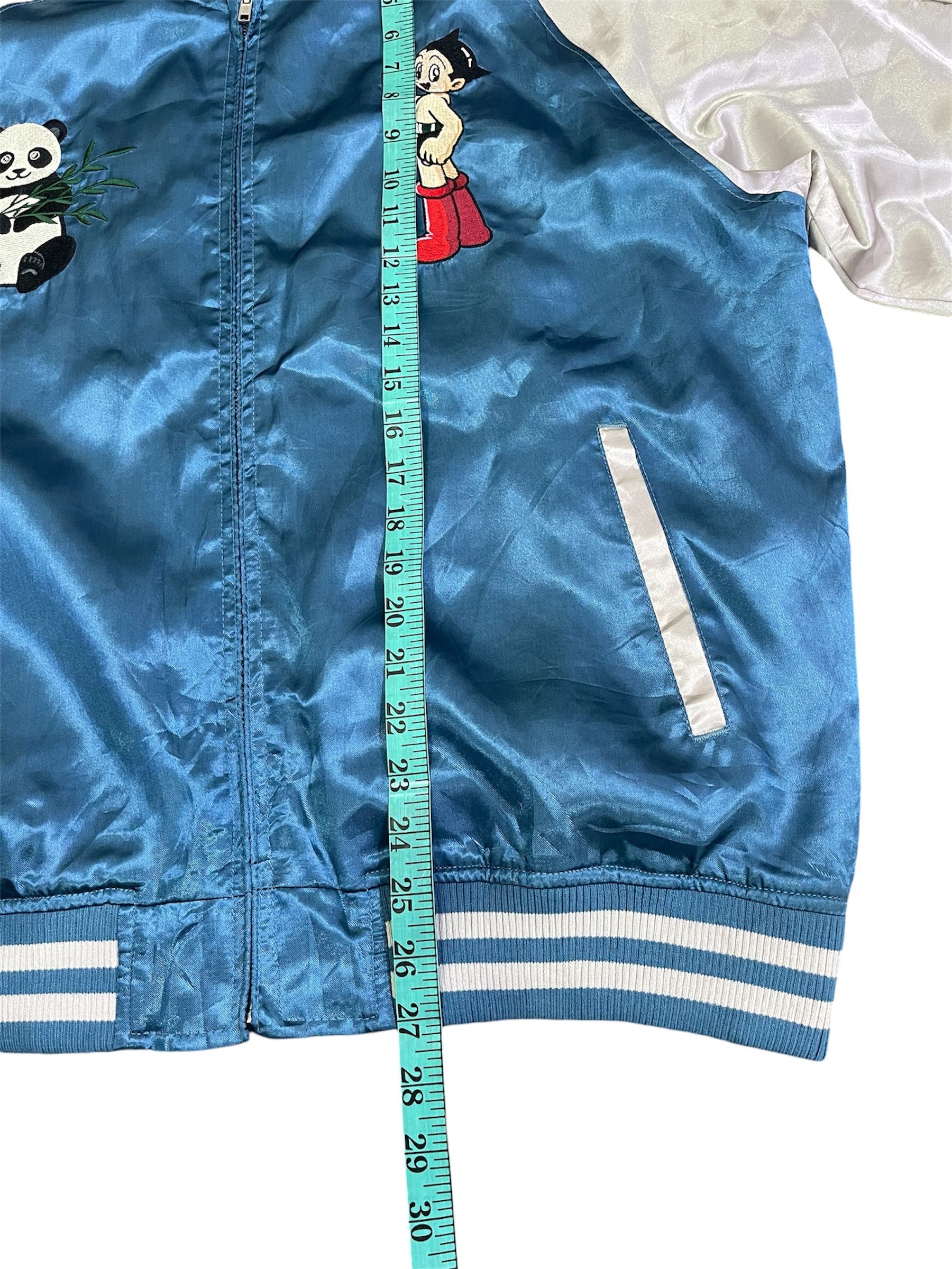 Anime Astro Boy Sukajan Sourvenir Satin Blue Jacket sz XL Size US XL / EU 56 / 4 - 16 Thumbnail