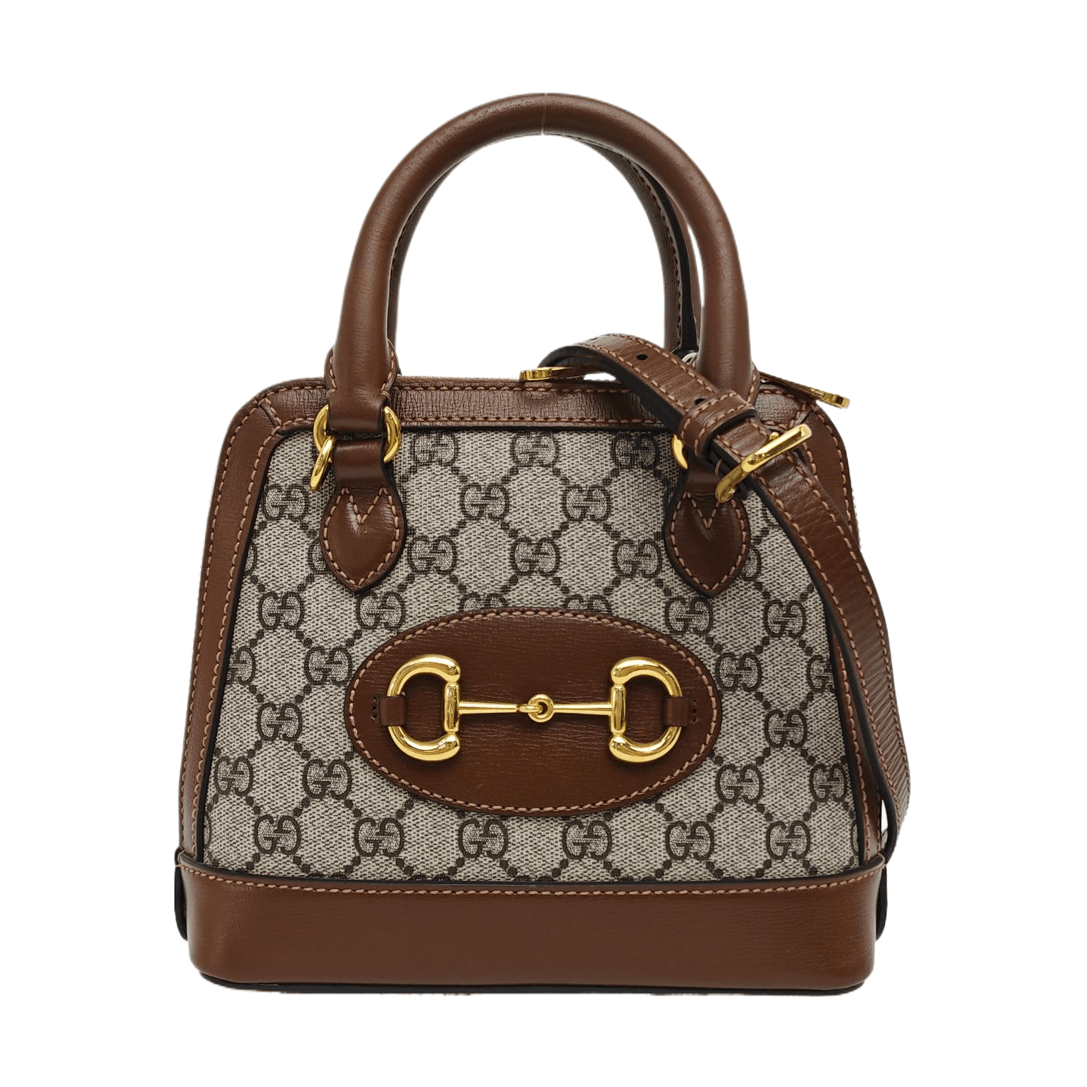 Gucci Gucci Horsebit 1955 Mini Canvas Handle Bag Size ONE SIZE - 1 Thumbnail