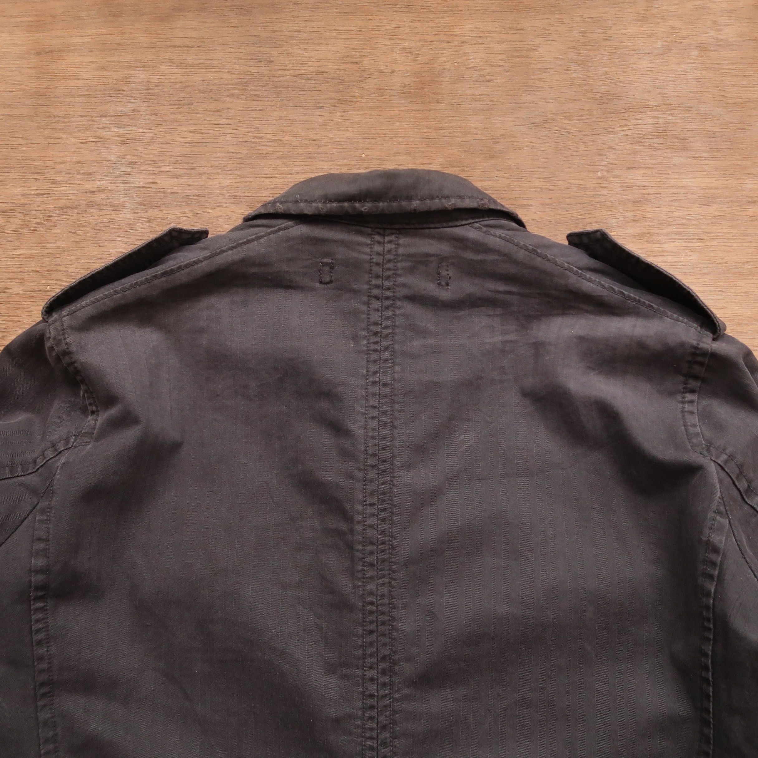 Japanese Brand 2000s Takeo Kikuchi Utility Military Jacket Distressed Size US M / EU 48-50 / 2 - 11 Thumbnail