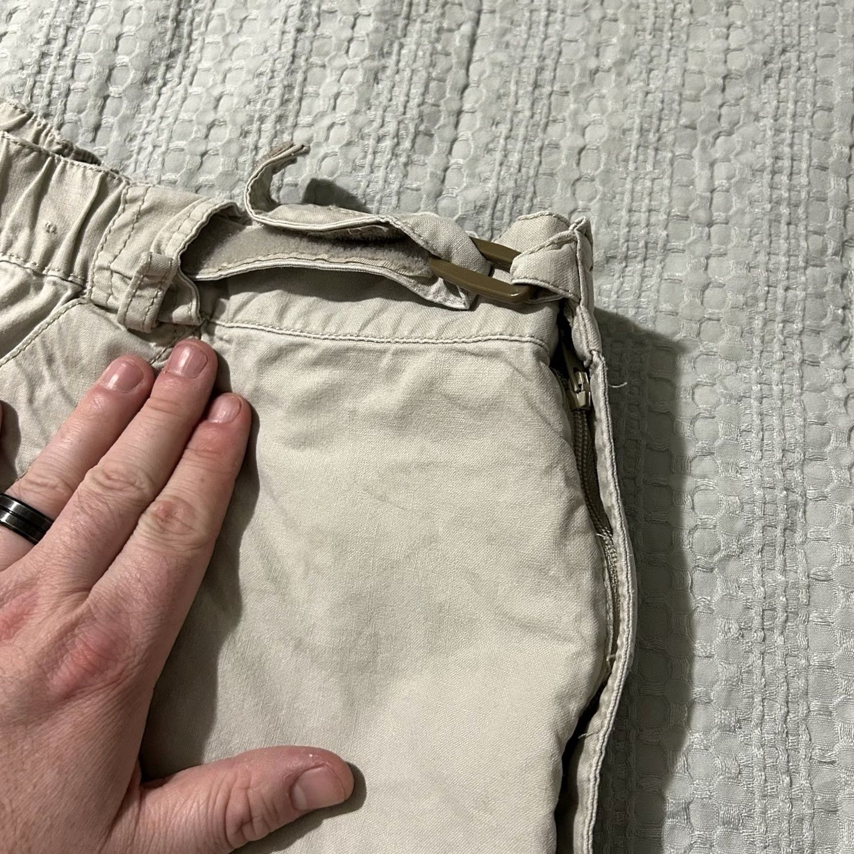 Vintage VINTAGE Columbia Auburn Tigers Utility Shorts XL Mens Cream Y2K Size US 36 / EU 52 - 6 Thumbnail