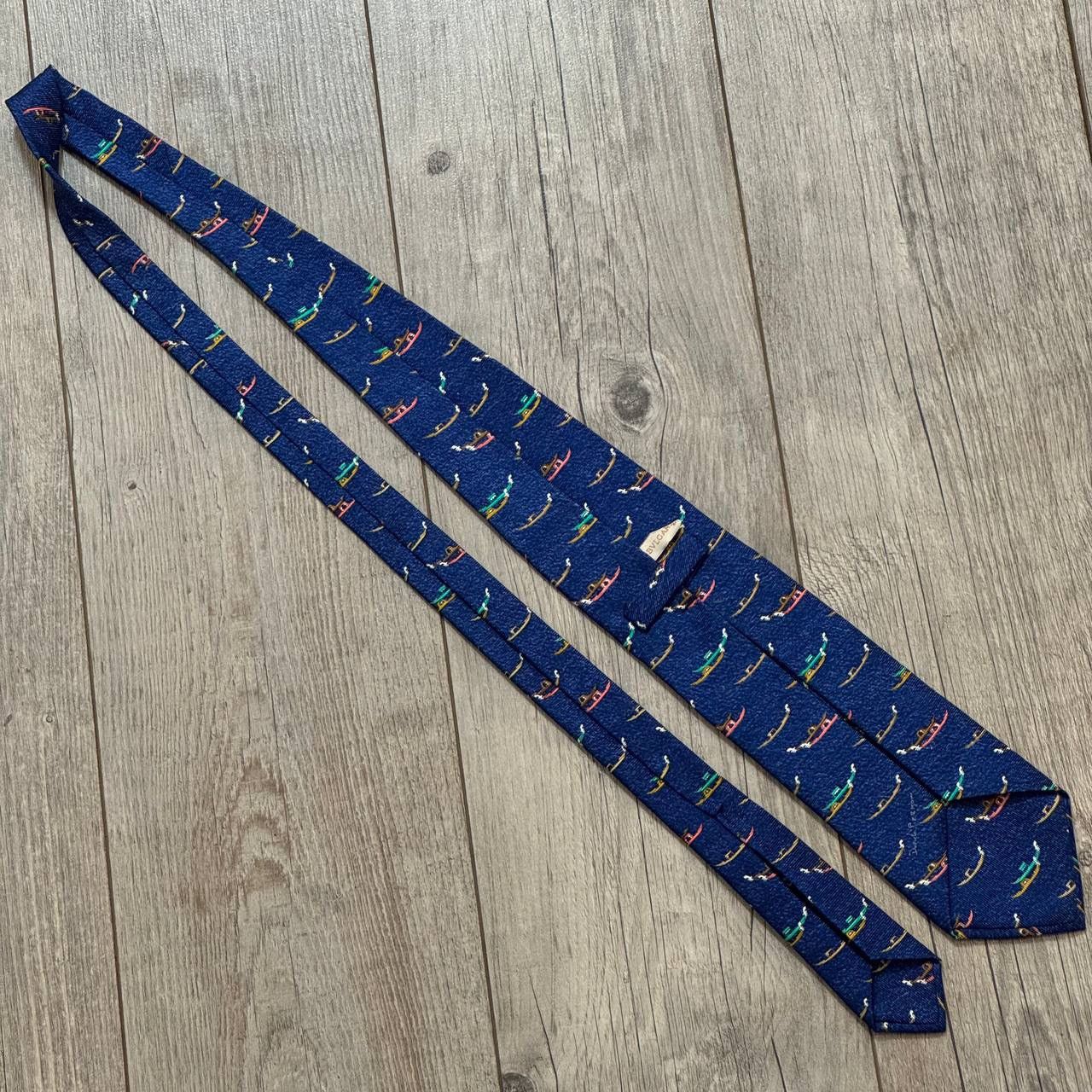 Bvlgari BVLGARI Silk Tie Size ONE SIZE - 6 Thumbnail