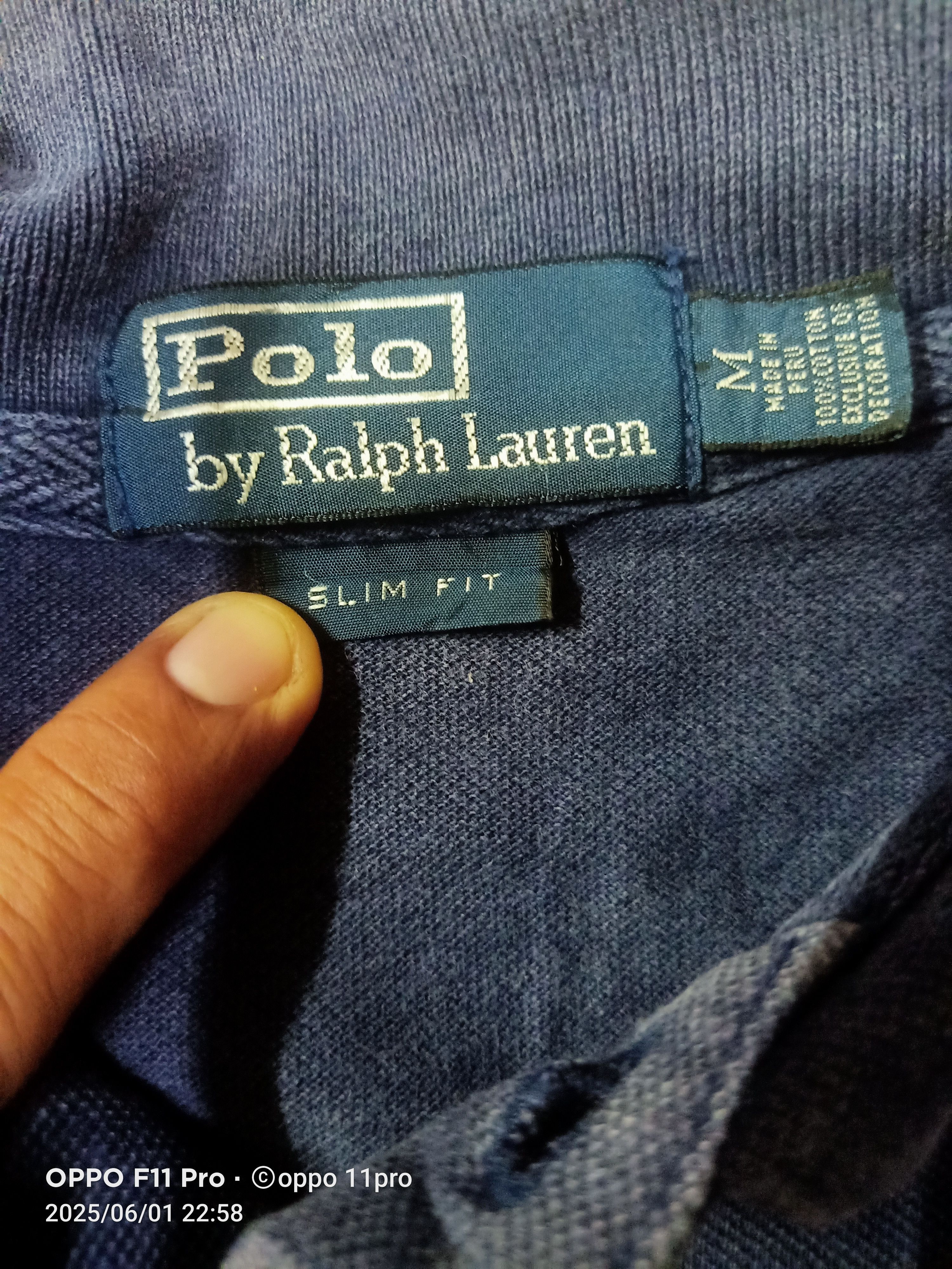 Polo Ralph Lauren × Ralph Lauren × Vintage Vintage Polo Ralph Lauren Big Pony Polo Shirt SlimFit Size M / US 6-8 / IT 42-44 - 3 Thumbnail