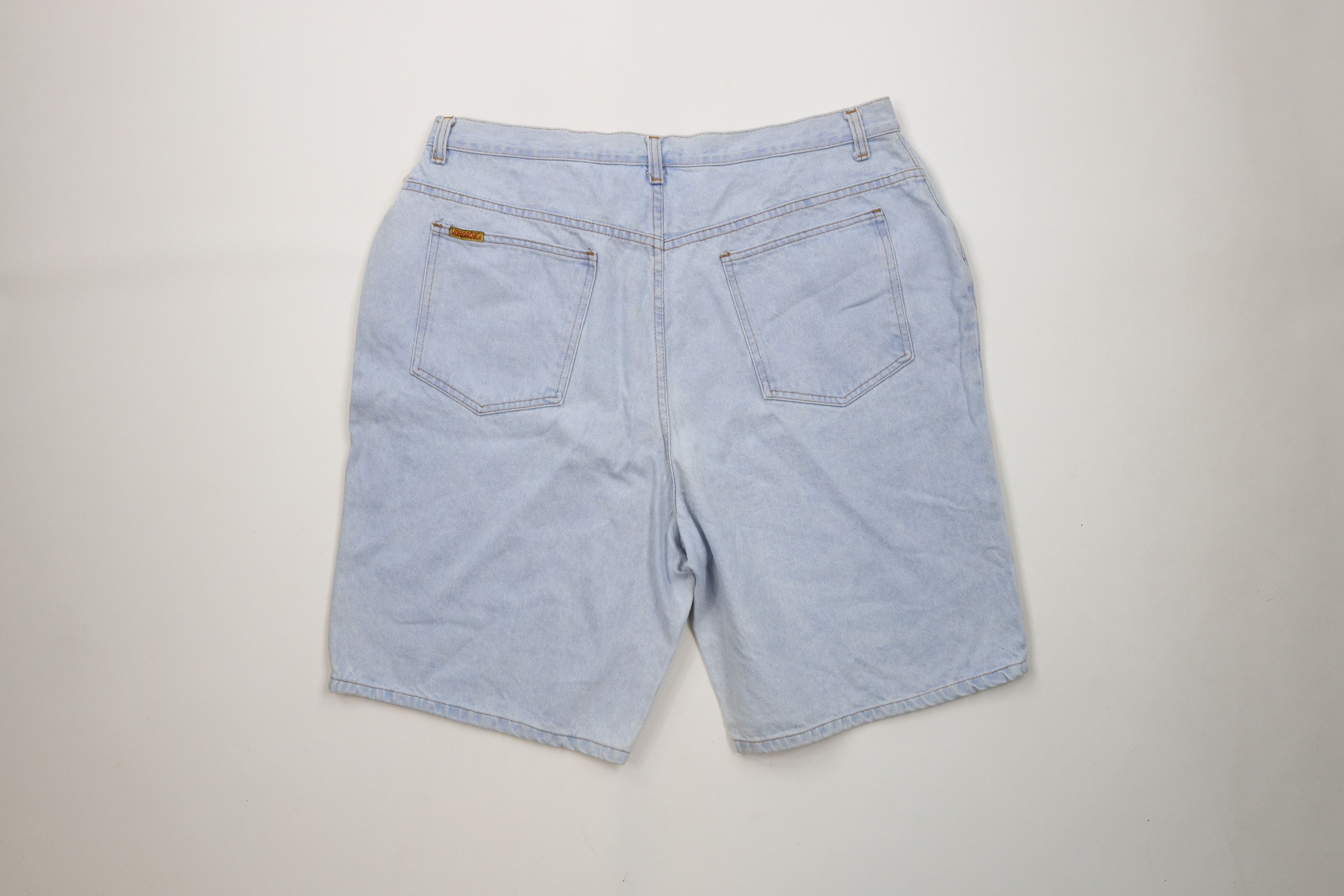 Vintage Deadstock Vintage 90s Streetwear Fit Denim Jean Shorts Jorts Size 42" / US 20 - 12 Thumbnail