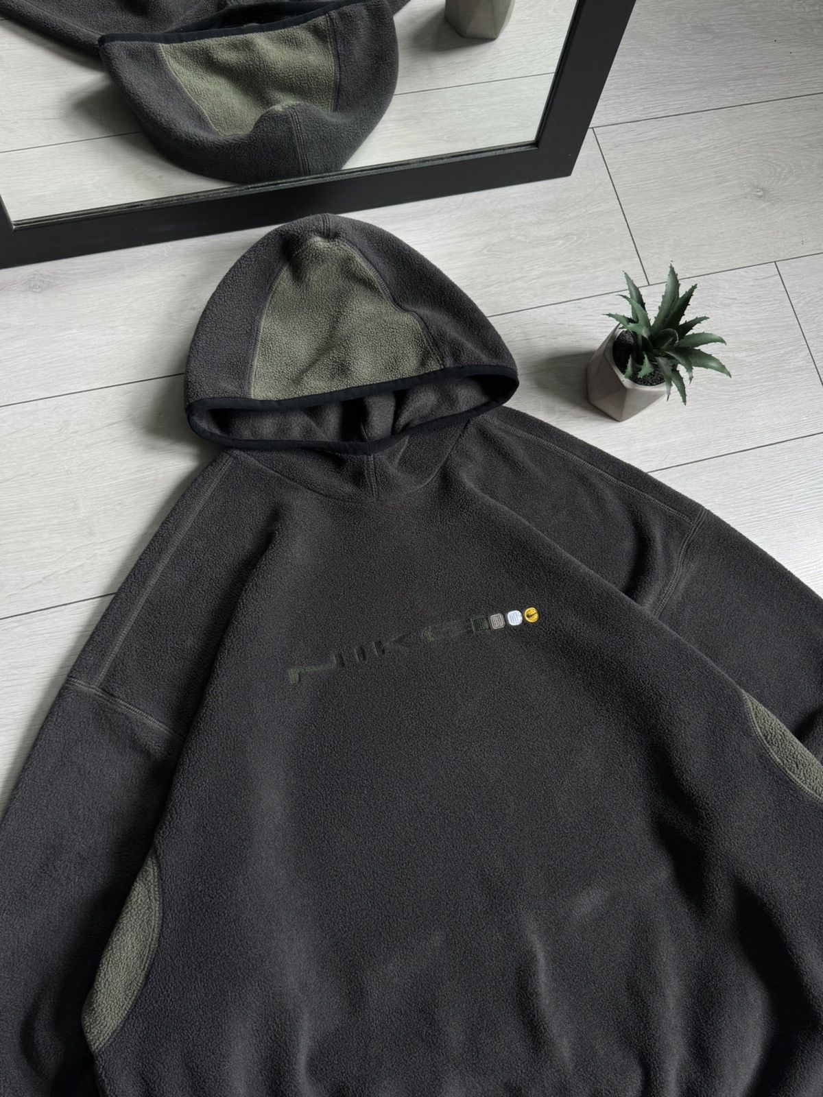 Nike Vintage Nike Ninja Fleece Drill Sherpa Jacket Size US XL / EU 56 / 4 - 4 Thumbnail