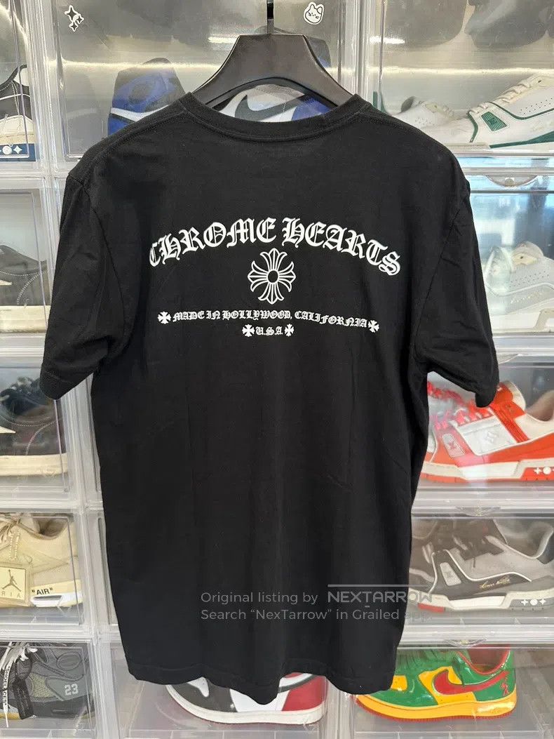 Chrome Hearts CHROME HEARTS Size L Cross Sanskrit black short sleeves Size US L / EU 52-54 / 3 - 3 Thumbnail