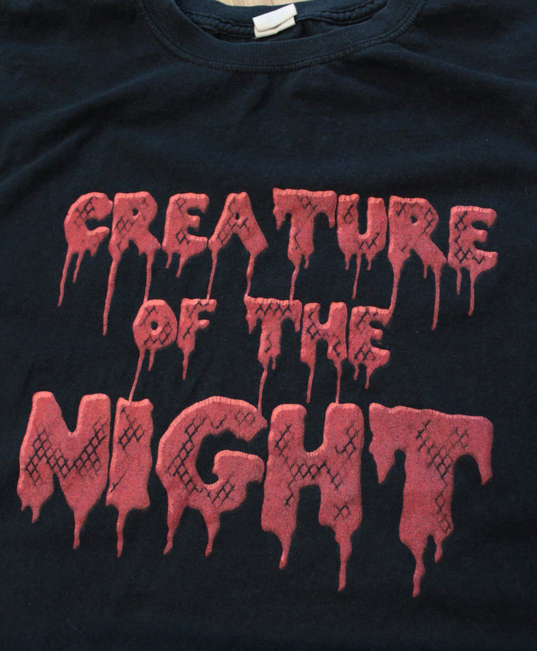 Vintage 🔥 VINTAGE ROCKY HORROR SHOW CREATURE OF THE NIGHT T Shirt Size US XL / EU 56 / 4 - 3 Thumbnail