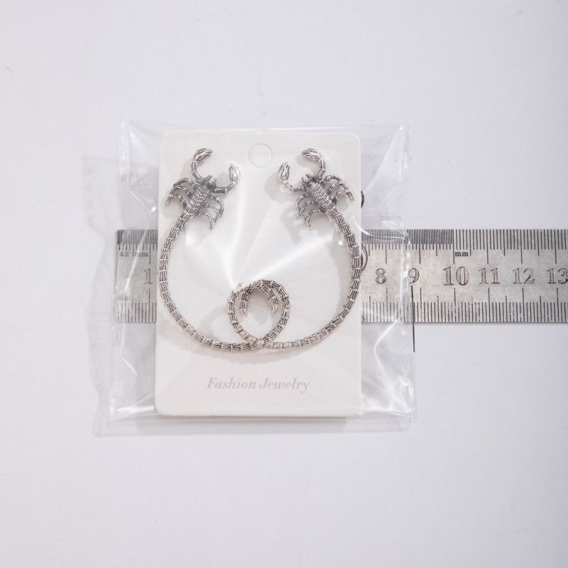 Japanese Brand × Jewelry Retro Punk Dark Avant Garde Animal Venom Scorpion Ear Size ONE SIZE - 4 Thumbnail