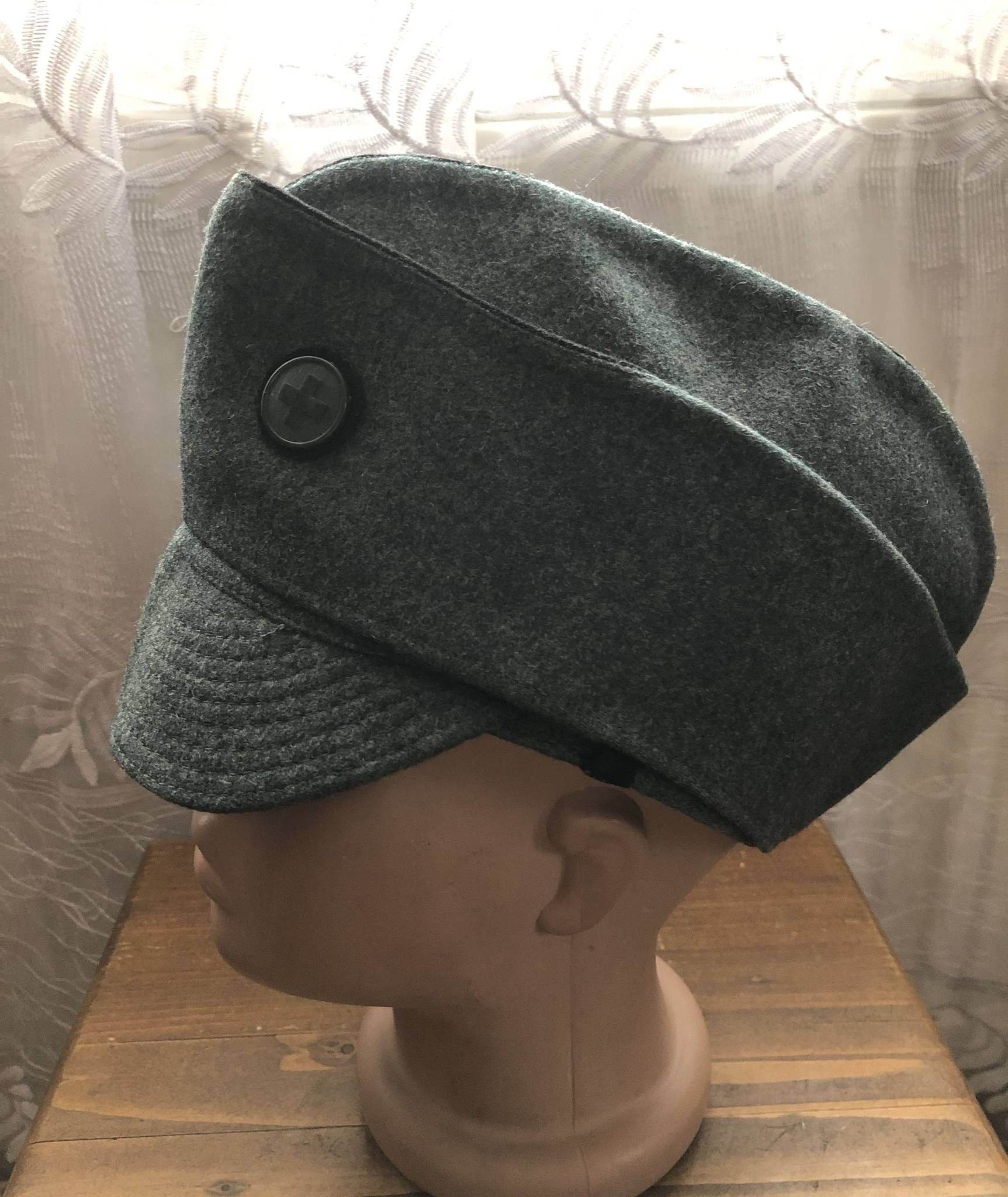 Vintage Vintage Winter cap (side cap) of the Swiss Army, Size ONE SIZE - 3 Thumbnail