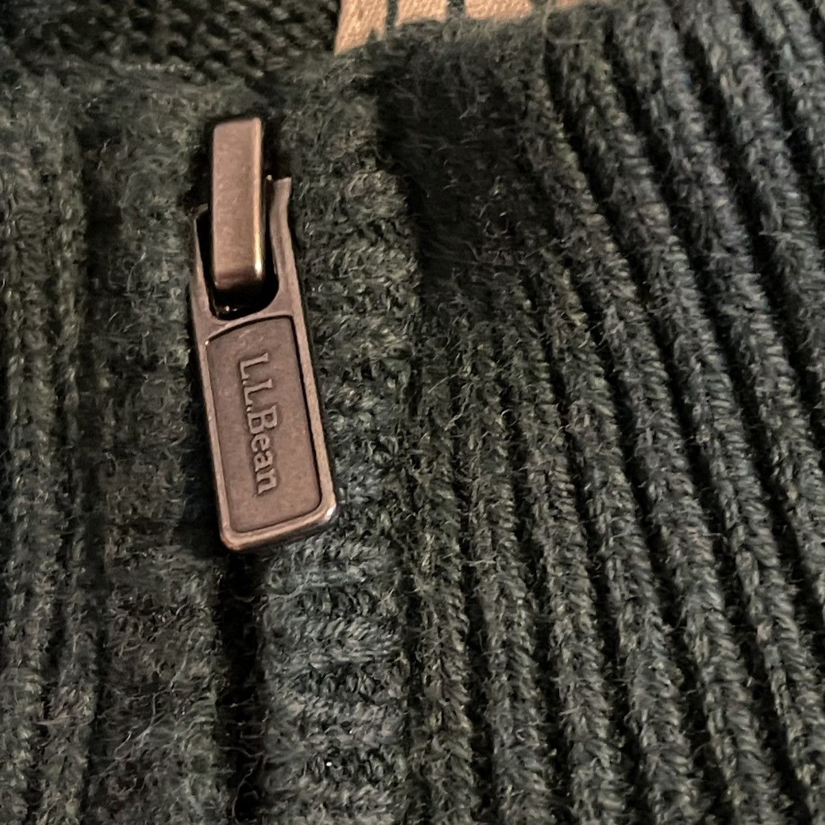 L.L. Bean LL Bean Sweater Adult XL Green Quarter Zip Sweatshirt Size US XL / EU 56 / 4 - 5 Thumbnail
