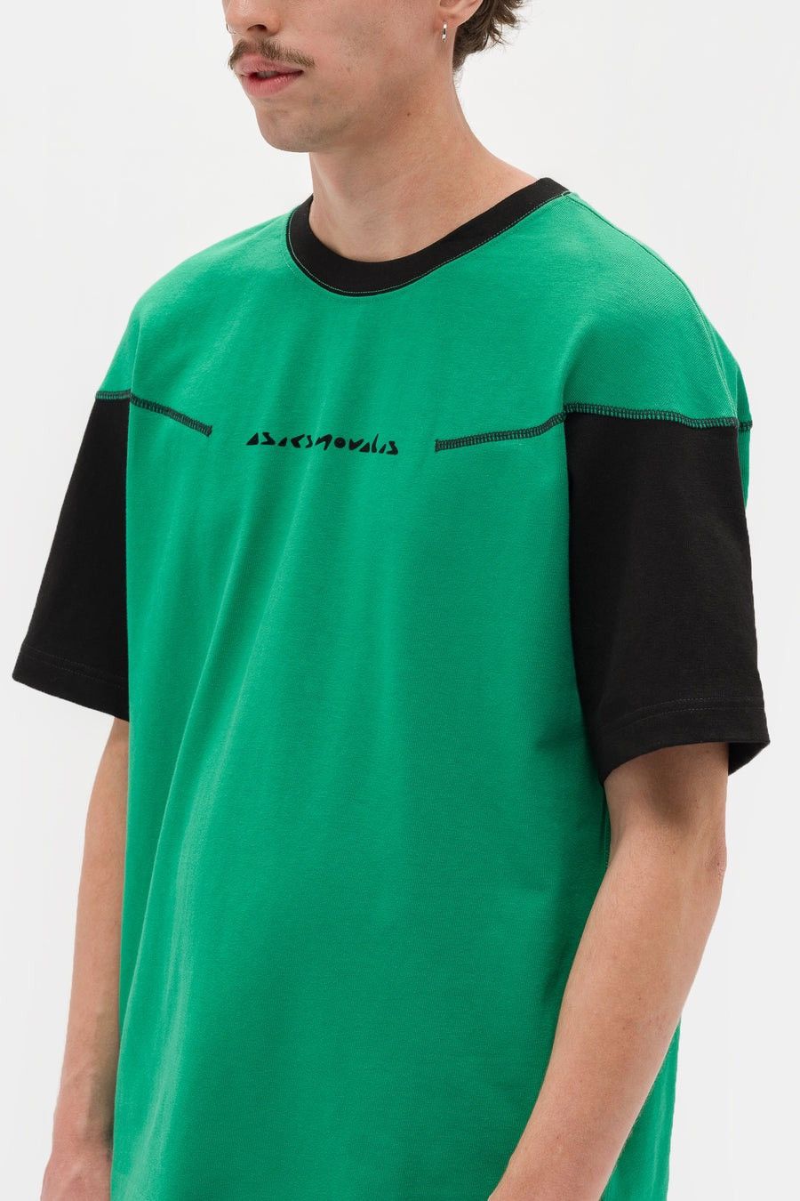 Asics × Kiko Kostadinov ASiCS NOVALiS WiDE BOXY CROPPED BiXANCE TEE PARAKEET GREEN Size US L / EU 52-54 / 3 - 22 Thumbnail