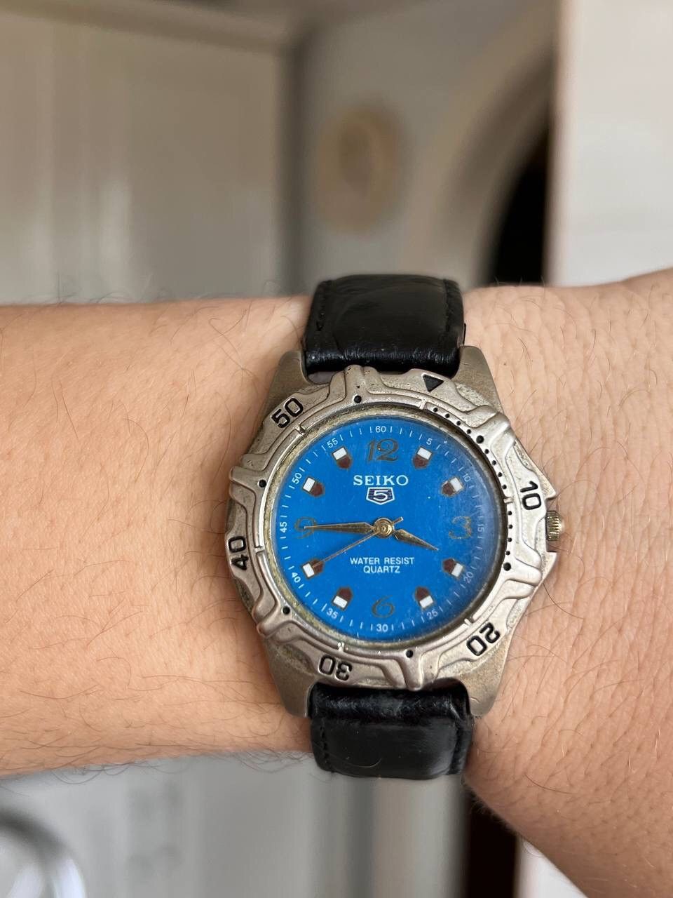 Japanese Brand × Seiko 90s Rare Seiko 5 Futuristic Watch Japanese Brand Quartz Movt Size ONE SIZE - 3 Thumbnail