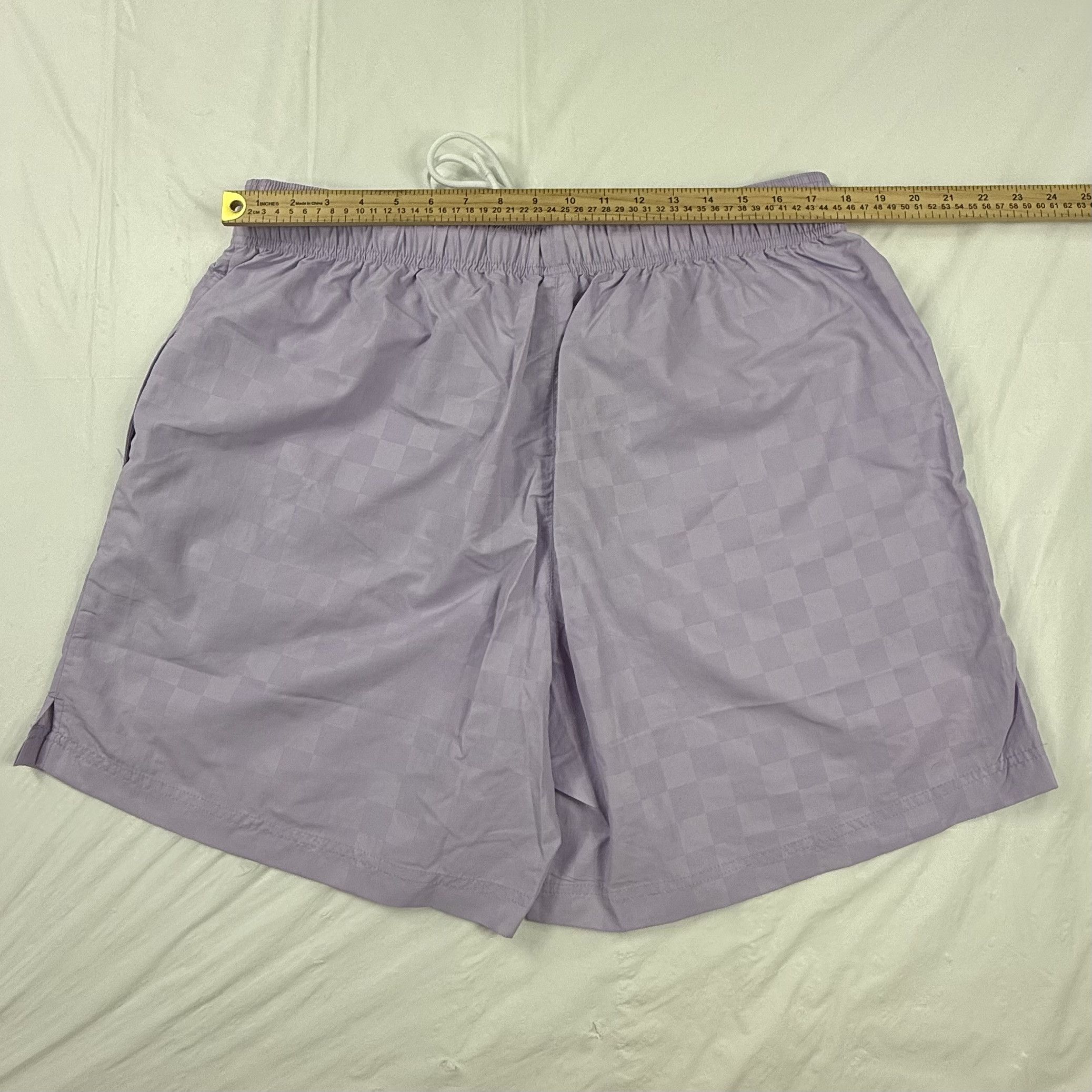 Umbro Umbro x Akomplice Peace Checkered Shorts Pastel Lilac XL NWT Size US 36 / EU 52 - 4 Thumbnail
