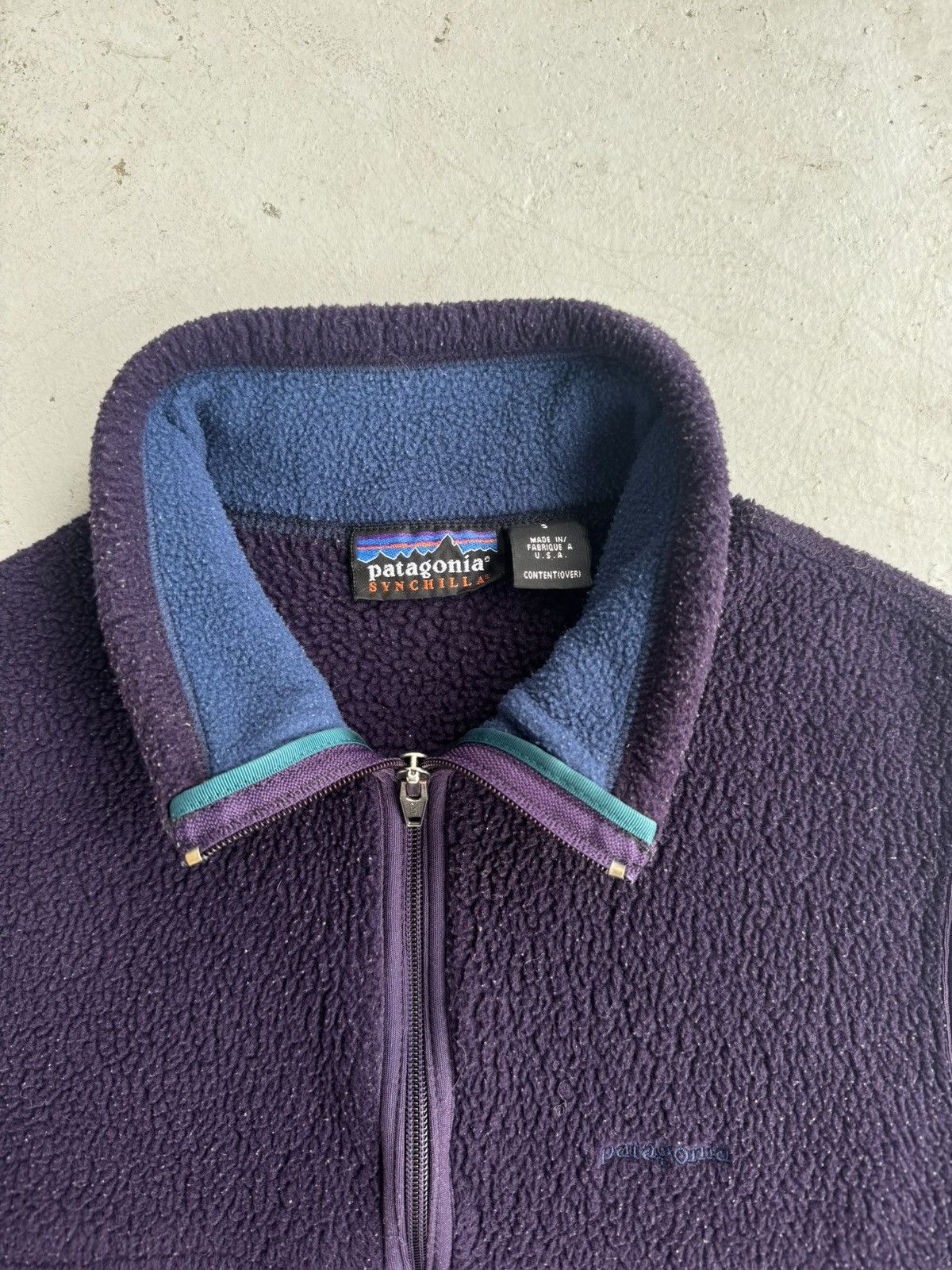 Patagonia 90s Patagonia Made in U.S.A Purple Vest Size US S / EU 44-46 / 1 - 3 Thumbnail