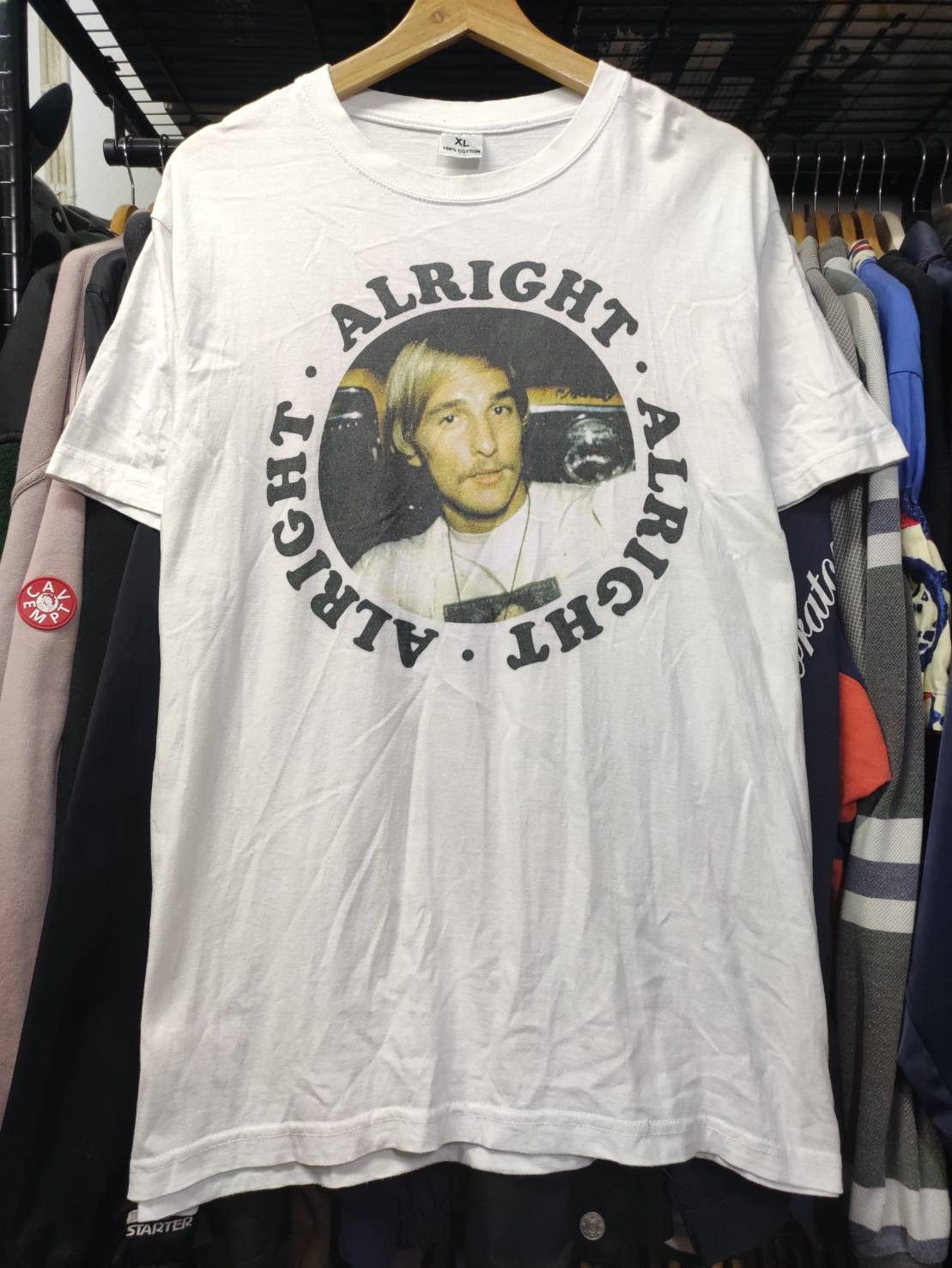 Universal Studios Vtg Dazed and Confused " Alright " Matthew McConaughey Movie Size US XL / EU 56 / 4 - 2 Thumbnail