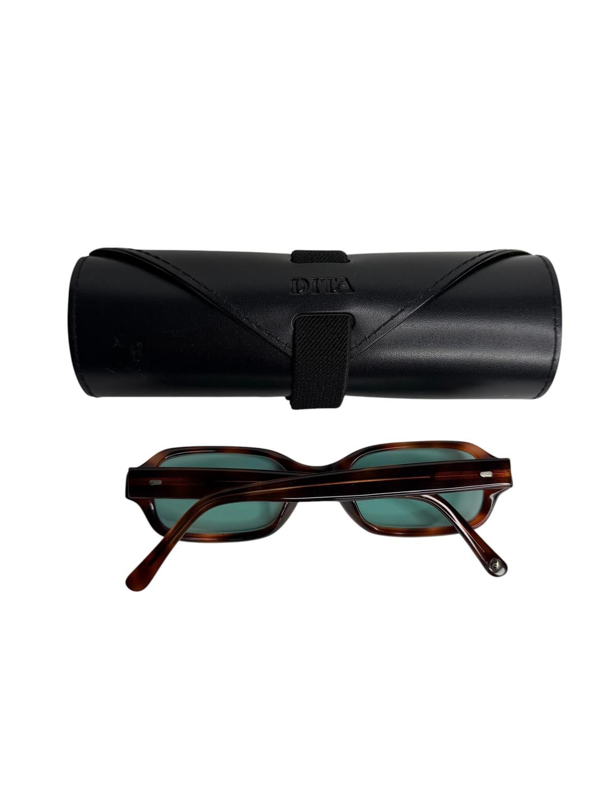 Dita DITA “Jones” Sunglasses 90s Tortoise Rectangular Made Japan Size ONE SIZE - 9 Thumbnail