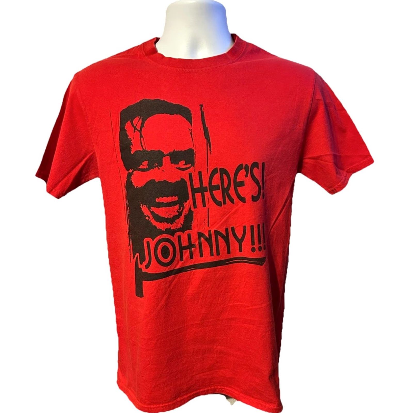 Anvil VINTAGE The Shining Here’s Johnny Movie Shirt Unisex Adults M Red Jack Nicholson Kubrick Graphic Tee Size US M / EU 48-50 / 2 - 2 Thumbnail
