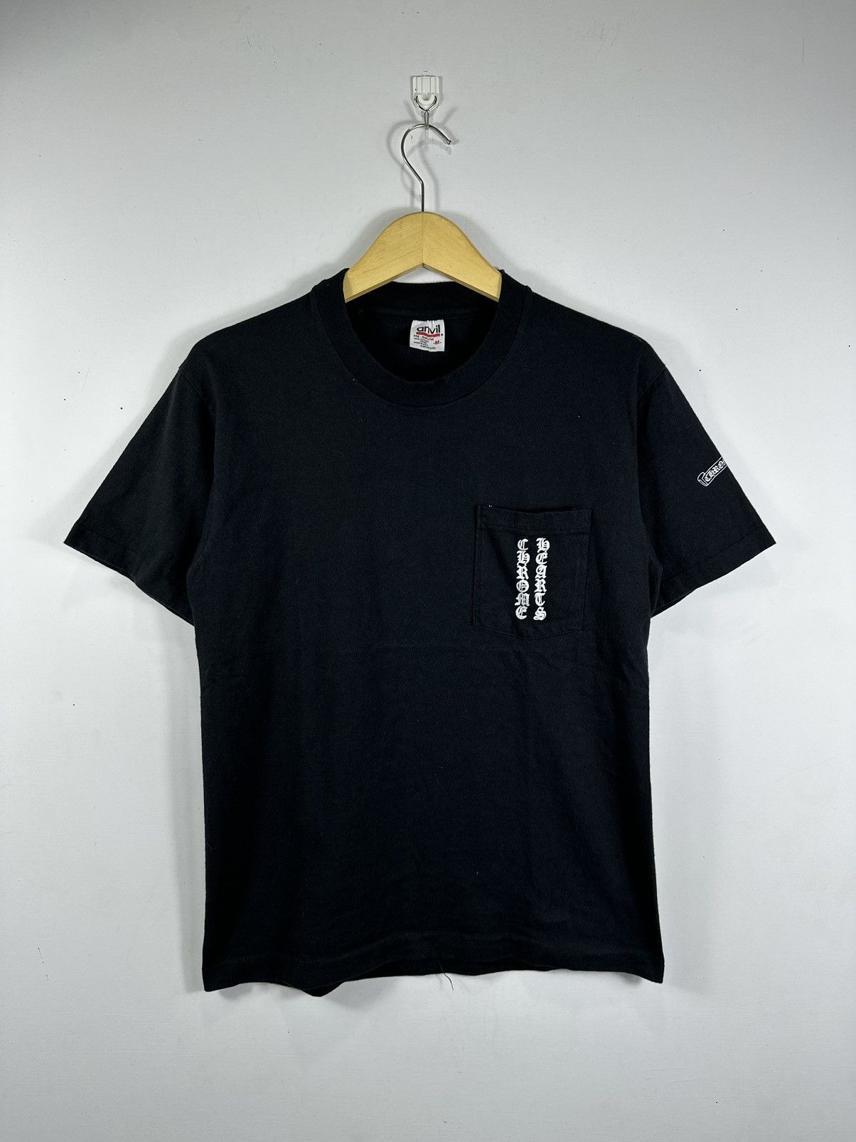 Chrome Hearts RARE Vintage 90s Chrome Hearts Anvil Tag Pocket Tee