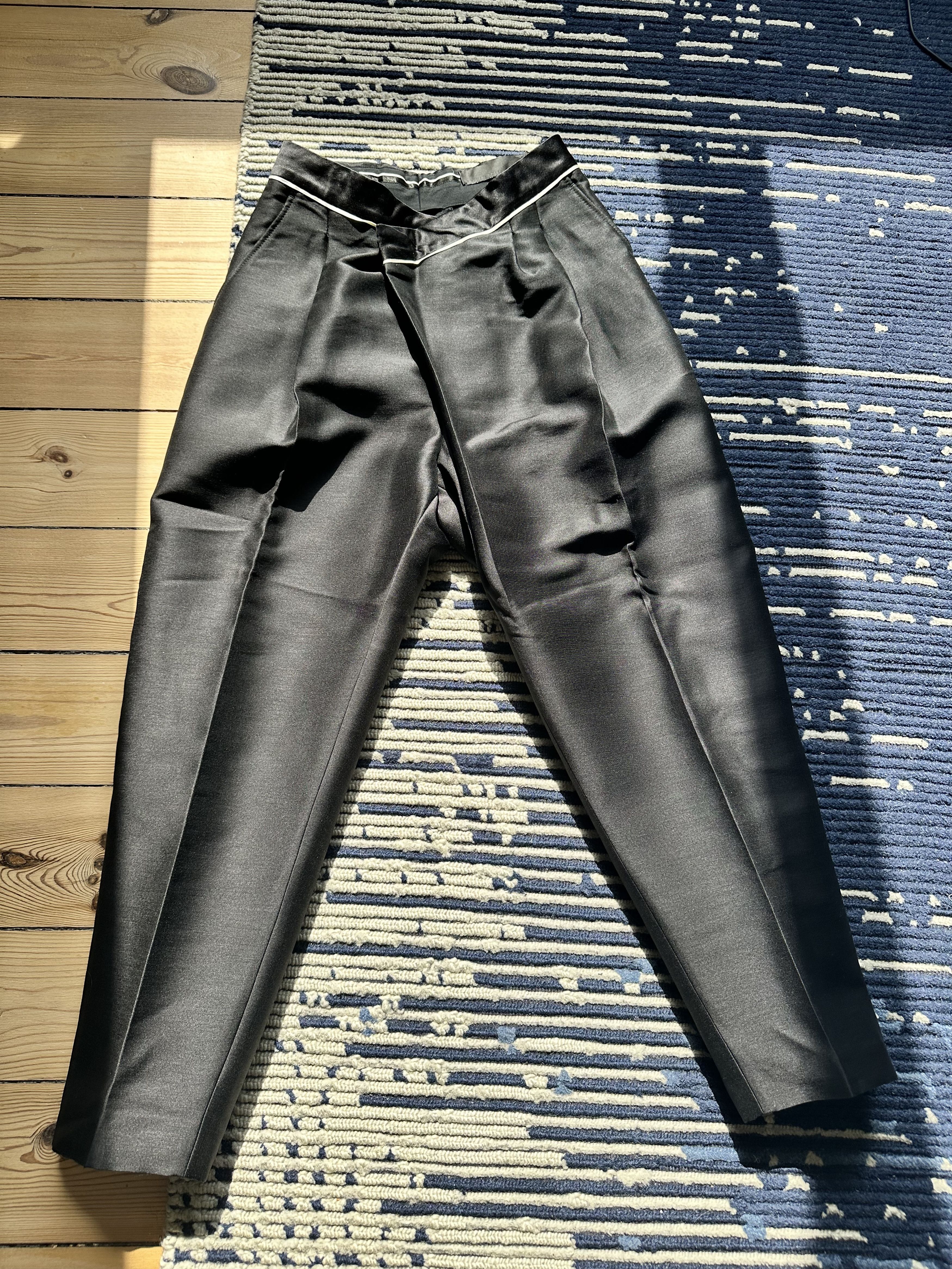Haider Ackermann Silk Band Trousers Size US 30 / EU 46 - 2 Thumbnail