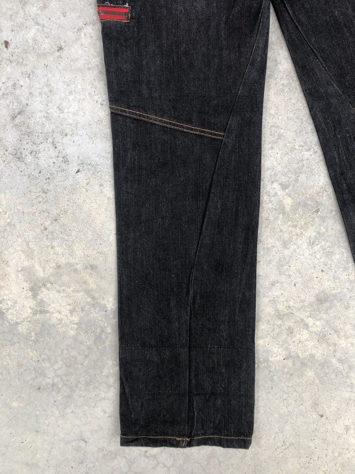 Hysteric Glamour Japanese Nylaus Double Waist Distressed Jeans Size US 30 / EU 46 - 12 Thumbnail