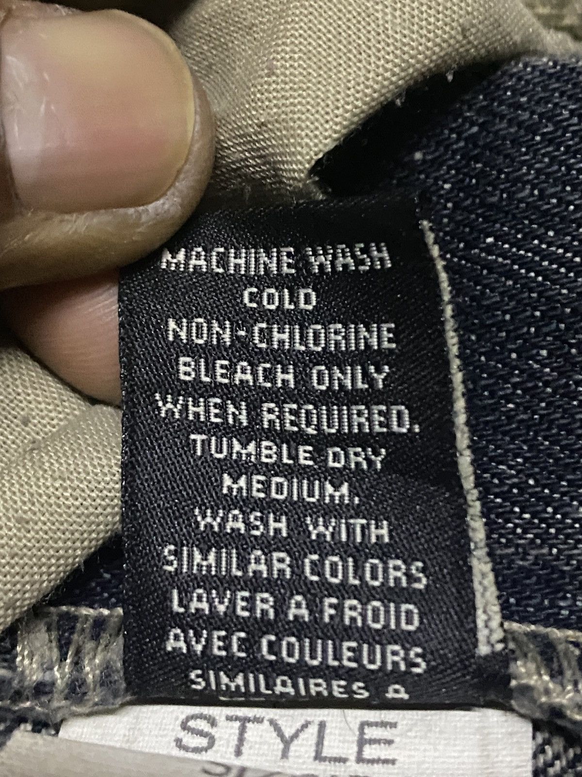 Polo Ralph Lauren W40 Polo Ralph Laurent Mud Wash Repair Baggy Jeans Size US 40 / EU 56 - 20 Thumbnail